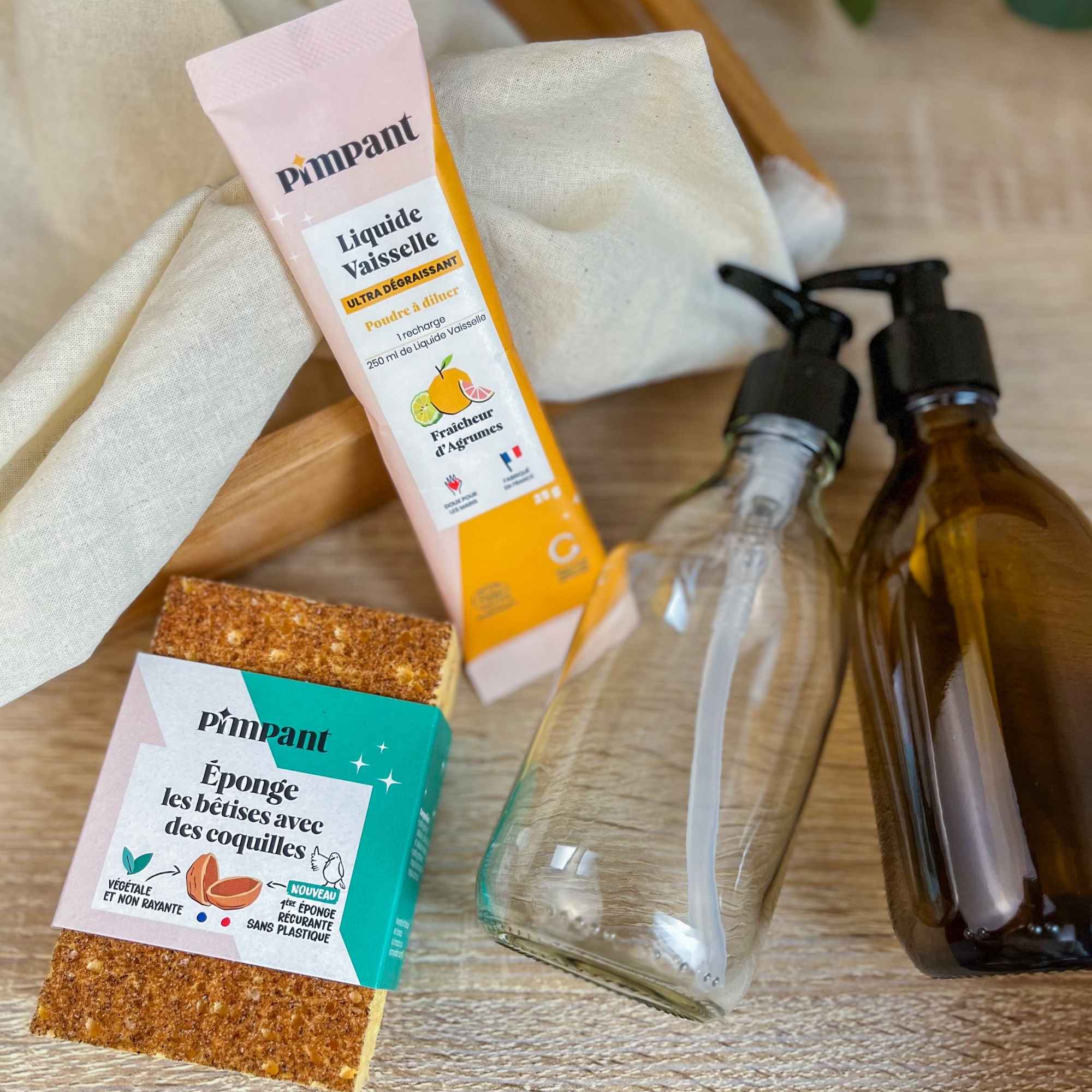 Recharge liquide vaisselle Pimpant vendu par Plantes & Recettes.