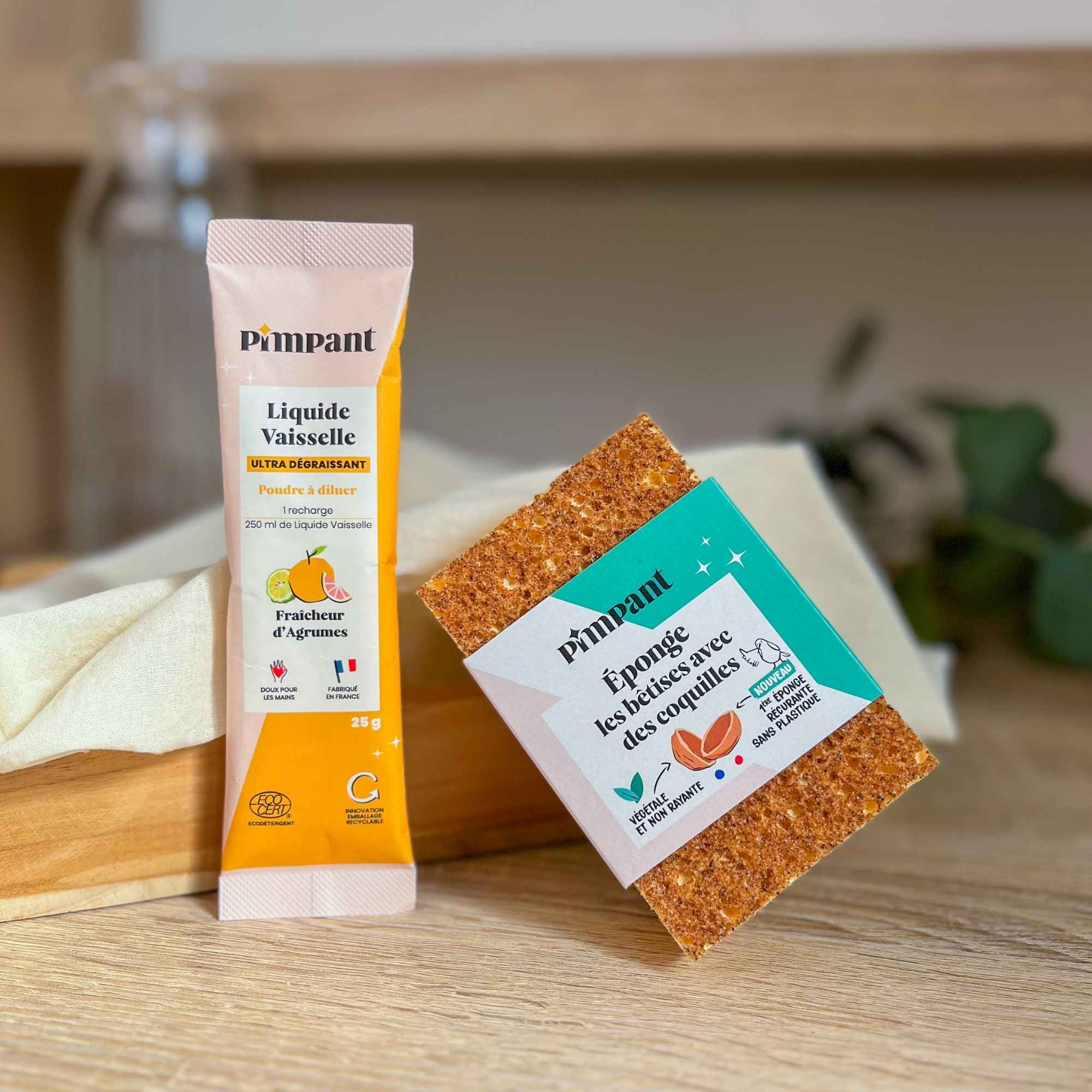 Liquide vaisselle Pimpant vendu par Plantes & Recettes.