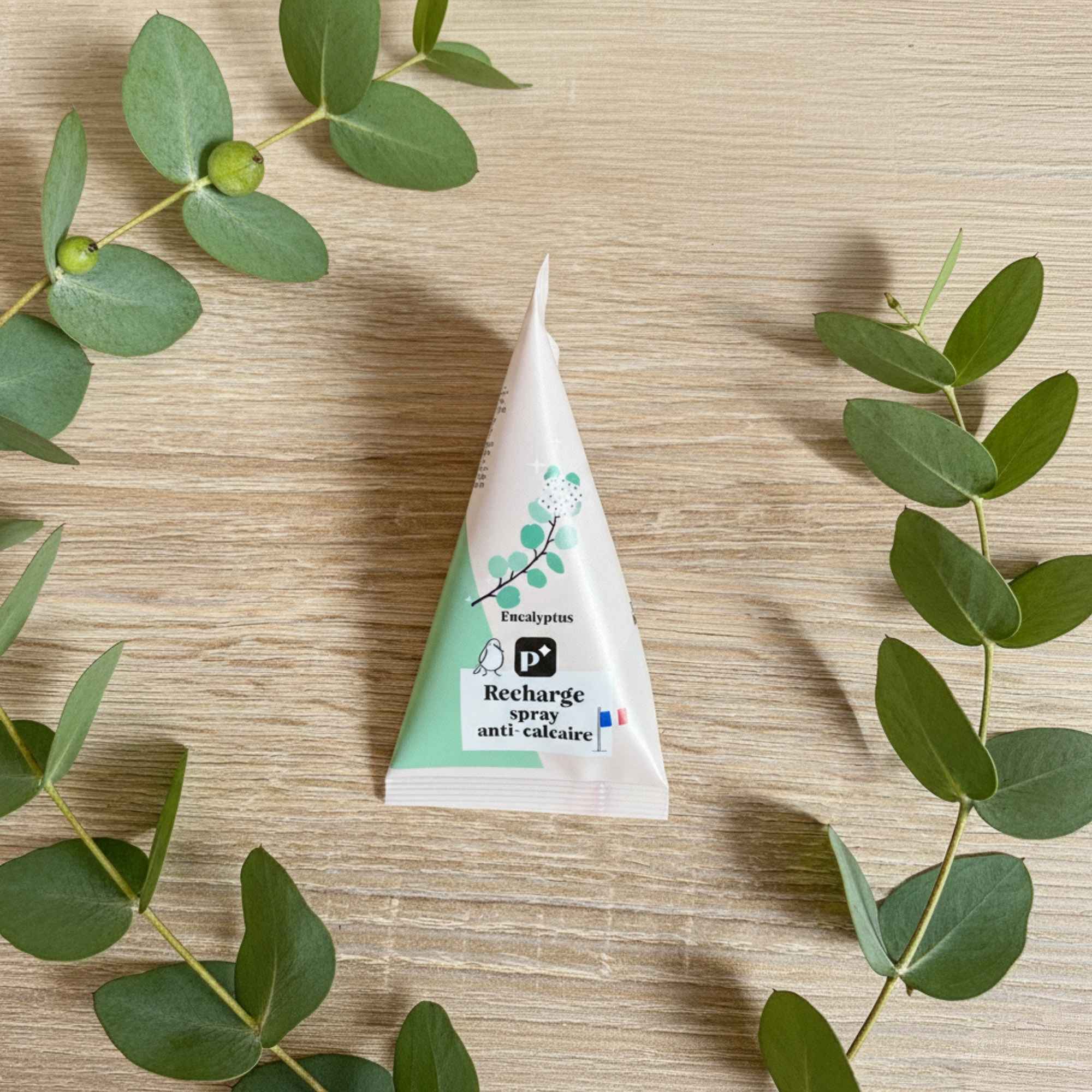 Recharge Pimpant anti-calcaire à l’eucalyptus à diluer.