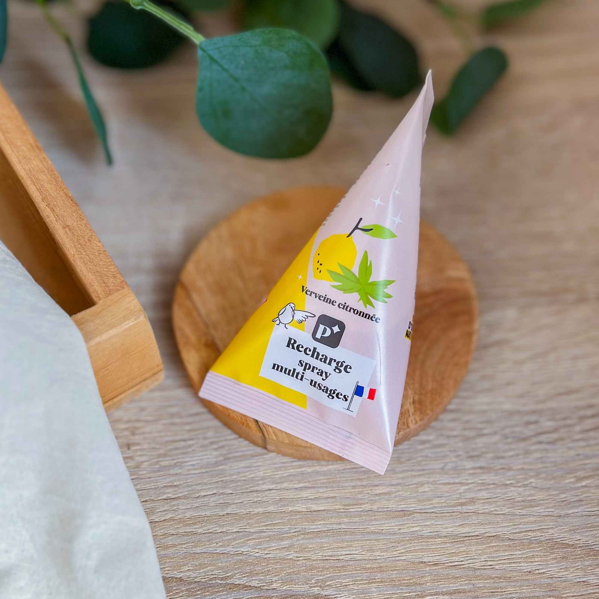 Nettoyant maison écoresponsable au parfum frais.