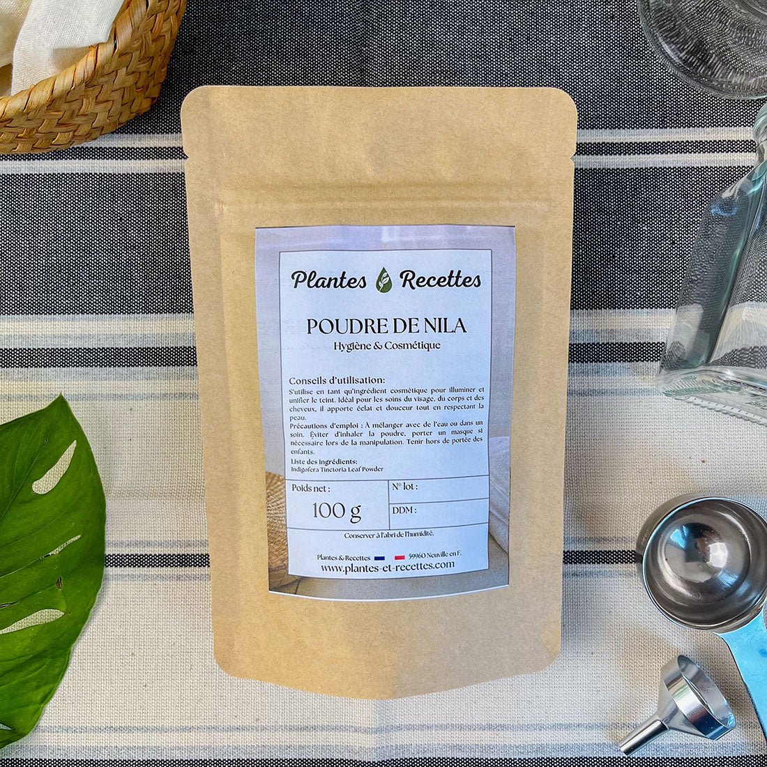 Poudre de Nila BIO - Teinture Naturelle pour Cheveux et Cosmétiques