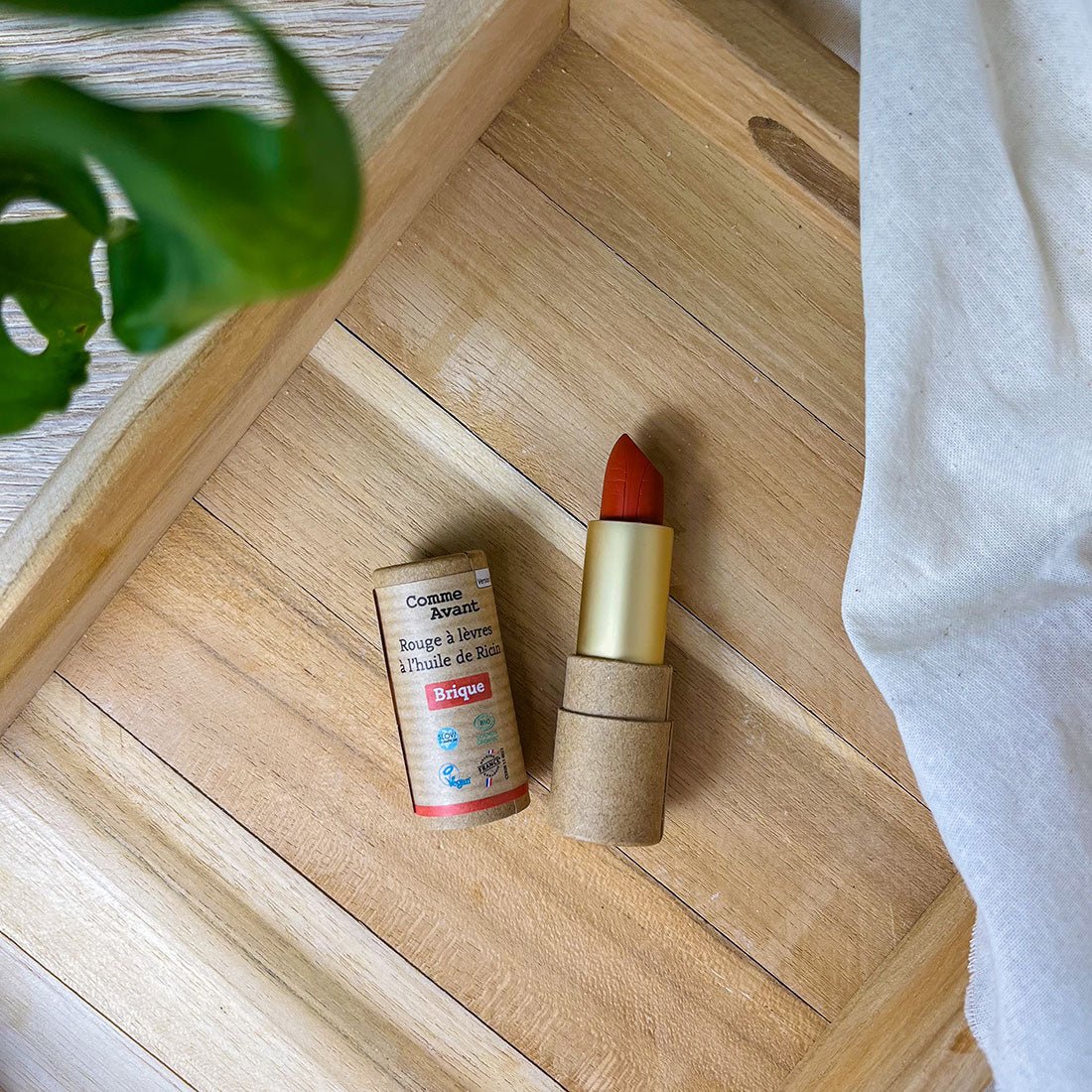 Rouge à Lèvre Brique Comme Avant - Soin naturel pour une couleur riche et sophistiquée