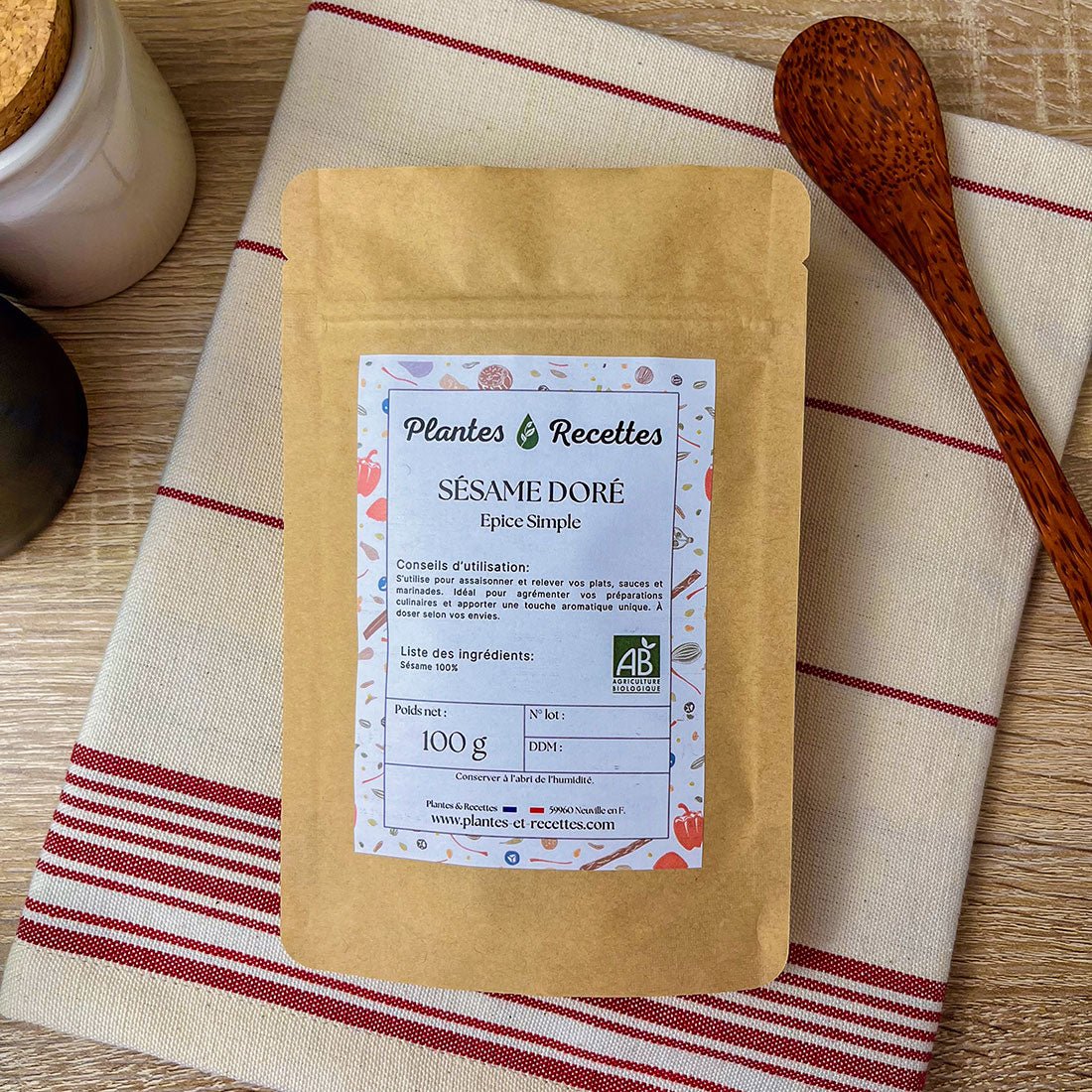 Sésame Doré BIO - Graines savoureuses pour sublimer vos plats