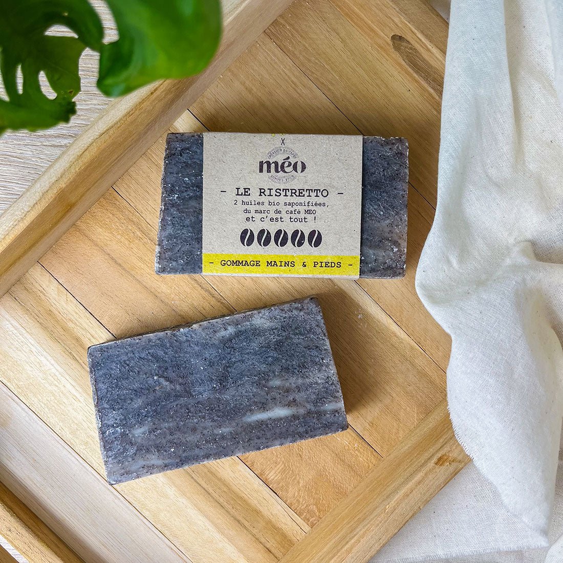 Savon Gommage Pieds & Mains Le Ristretto - Soin énergisant pour une peau lisse