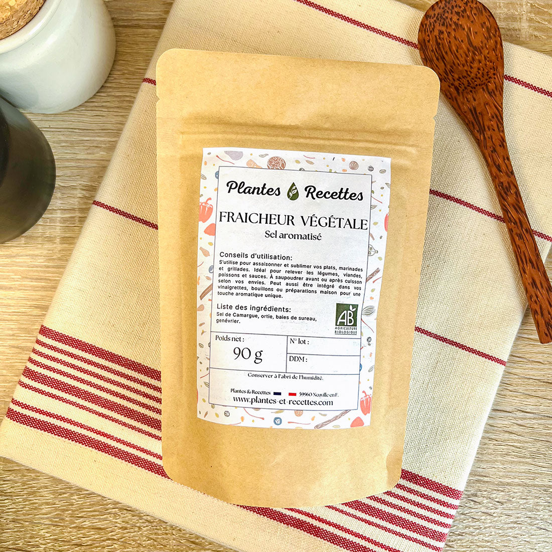 Sel Aromatisé BIO - Saveur fraîche et herbacée pour cuisine naturelle