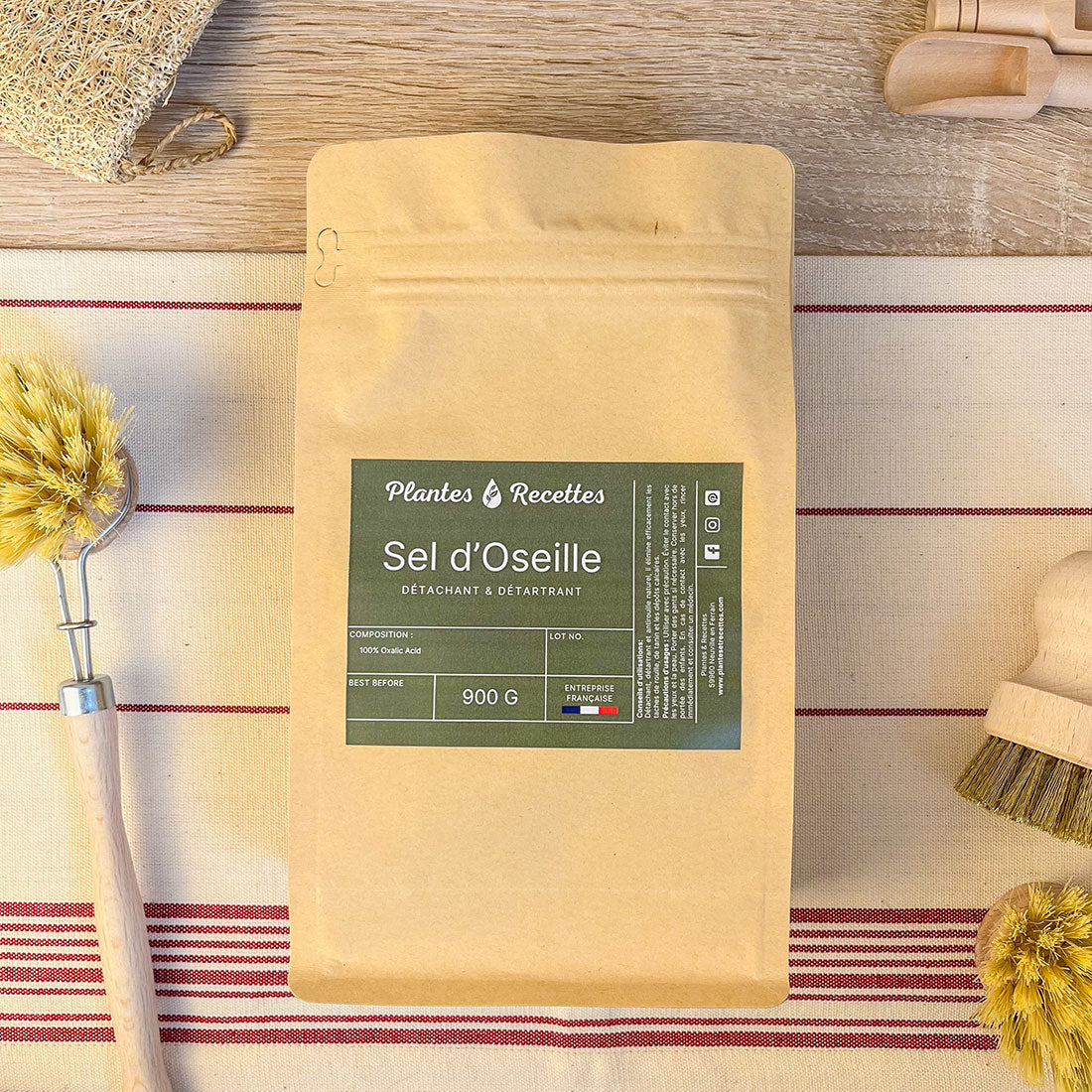 Sel d’Oseille – Nettoyant naturel pour bois, métaux et textiles