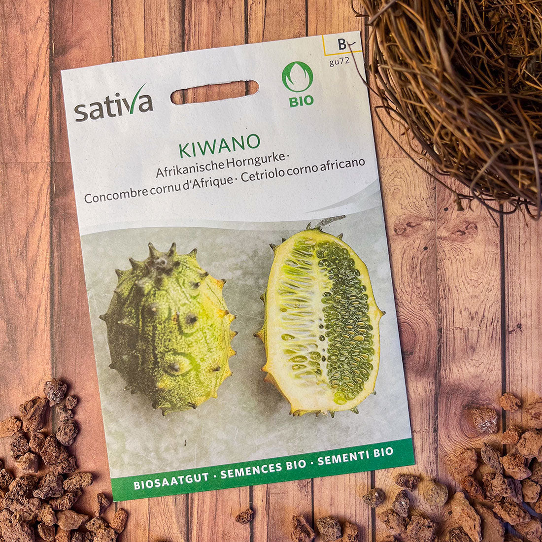 Semences Bio Kiwano – Concombre Cornu d’Afrique