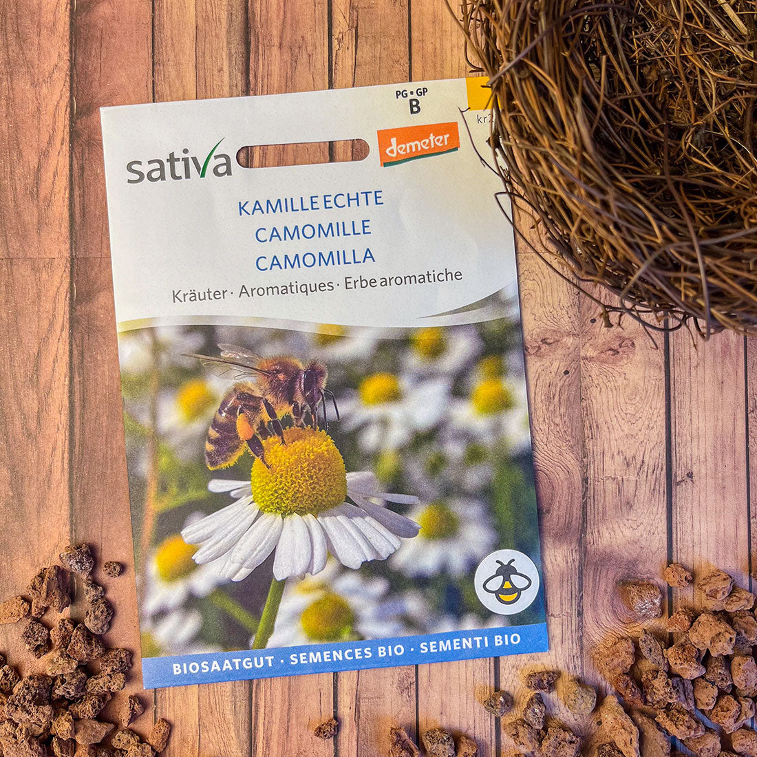 Semences Bio de Camomille – Fleurs Parfumées et Plante Bienfaisante