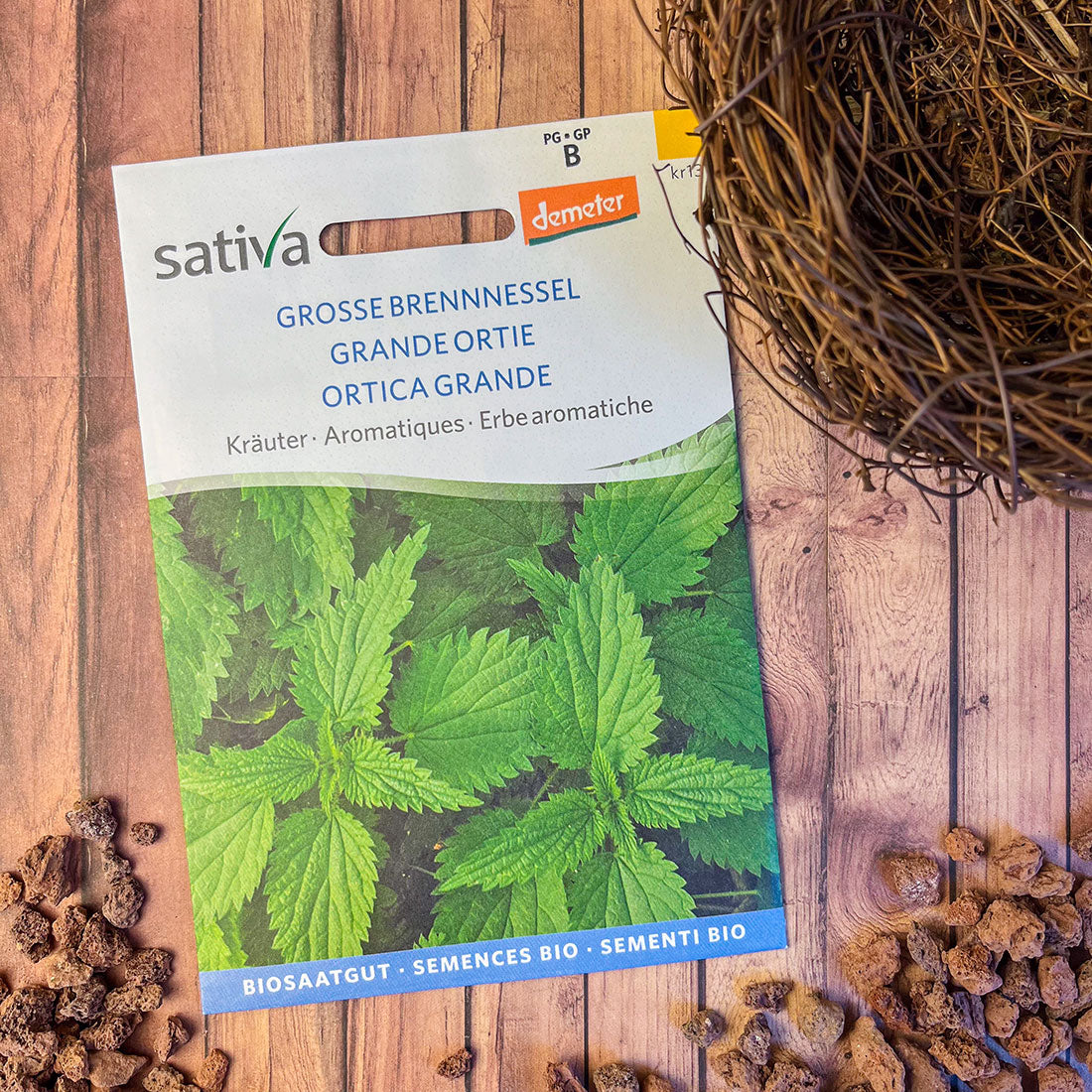 Semences Bio de Grande Ortie – Plante Nourricière et Utilitaire