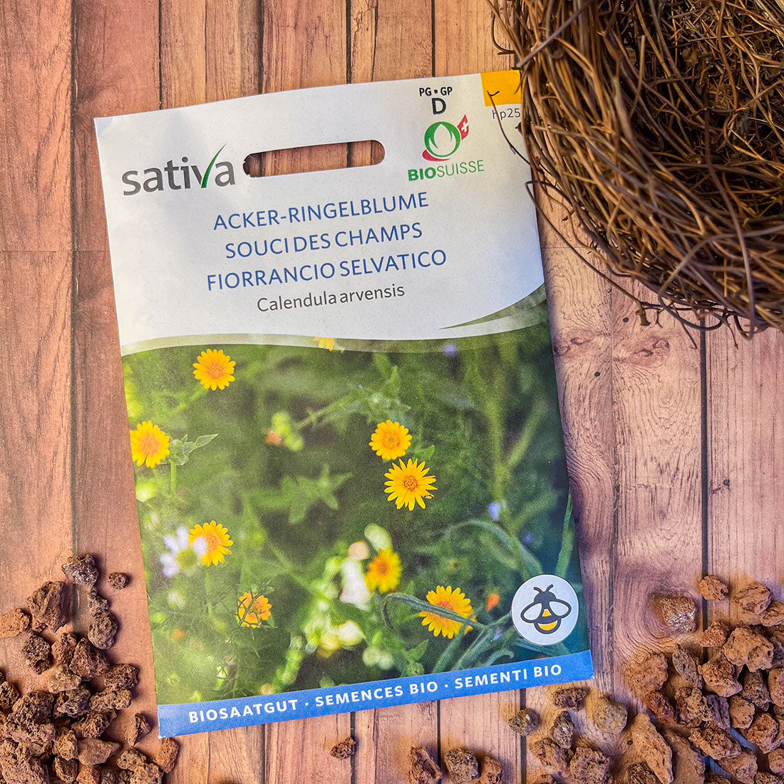 Semences Bio de Souci des Champs – Fleurs Dorées et Plante Aromatique