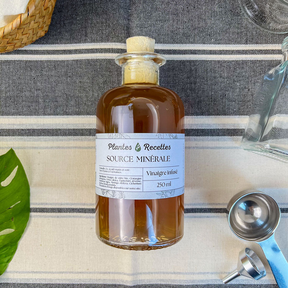 Source Minérale BIO - Vinaigre Bien-être Naturel Revitalisant et Équilibrant