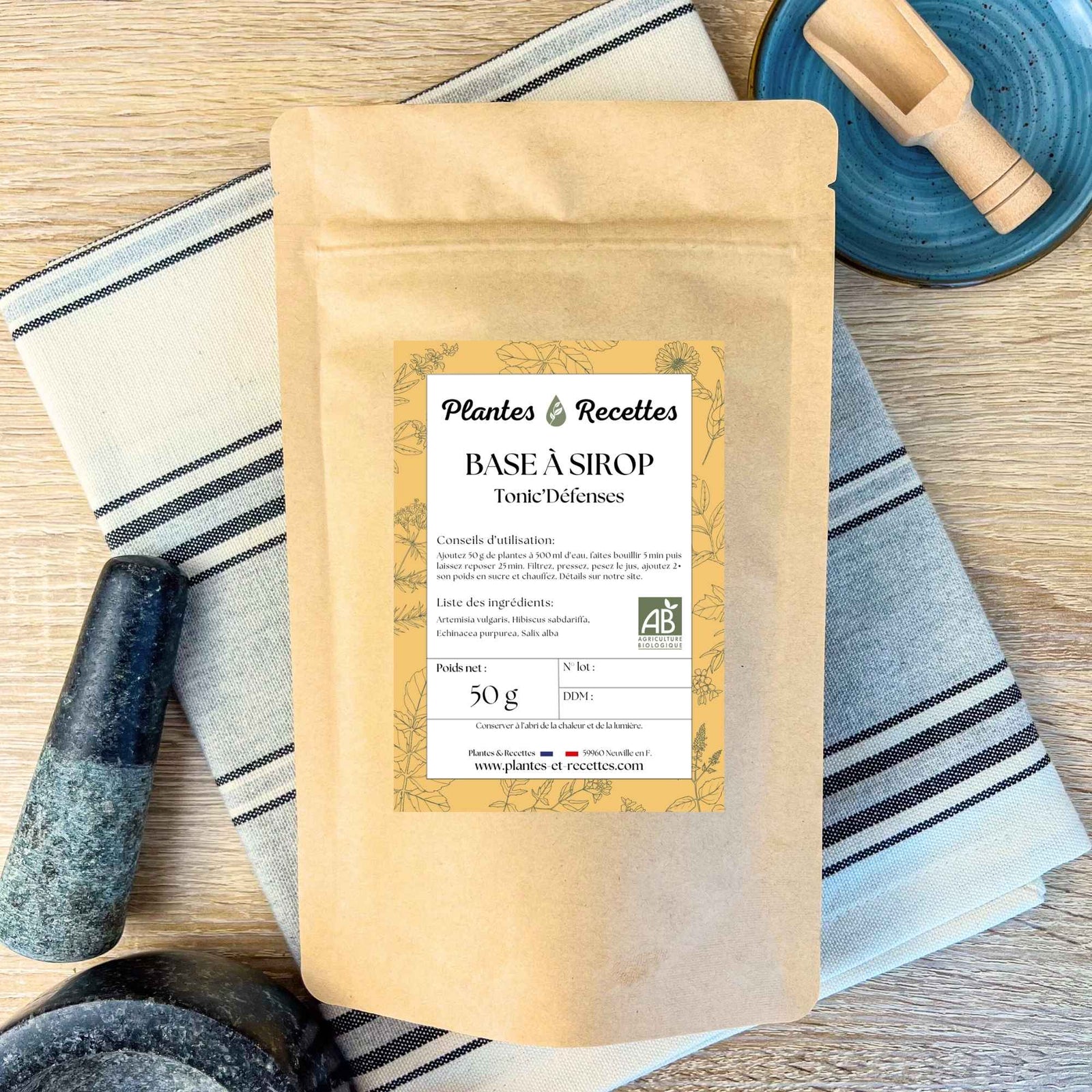 Tonic’Défenses - Sirop artisanal infusé – Plantes & Recettes