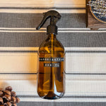 Vaporisateur en verre ambré 500ml avec spray à gâchette – Flacon en verre pour nettoyants naturels