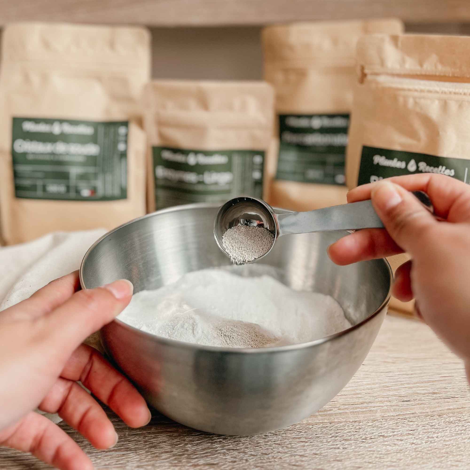 Ajout d'enzymes dans une préparation de lessive maison