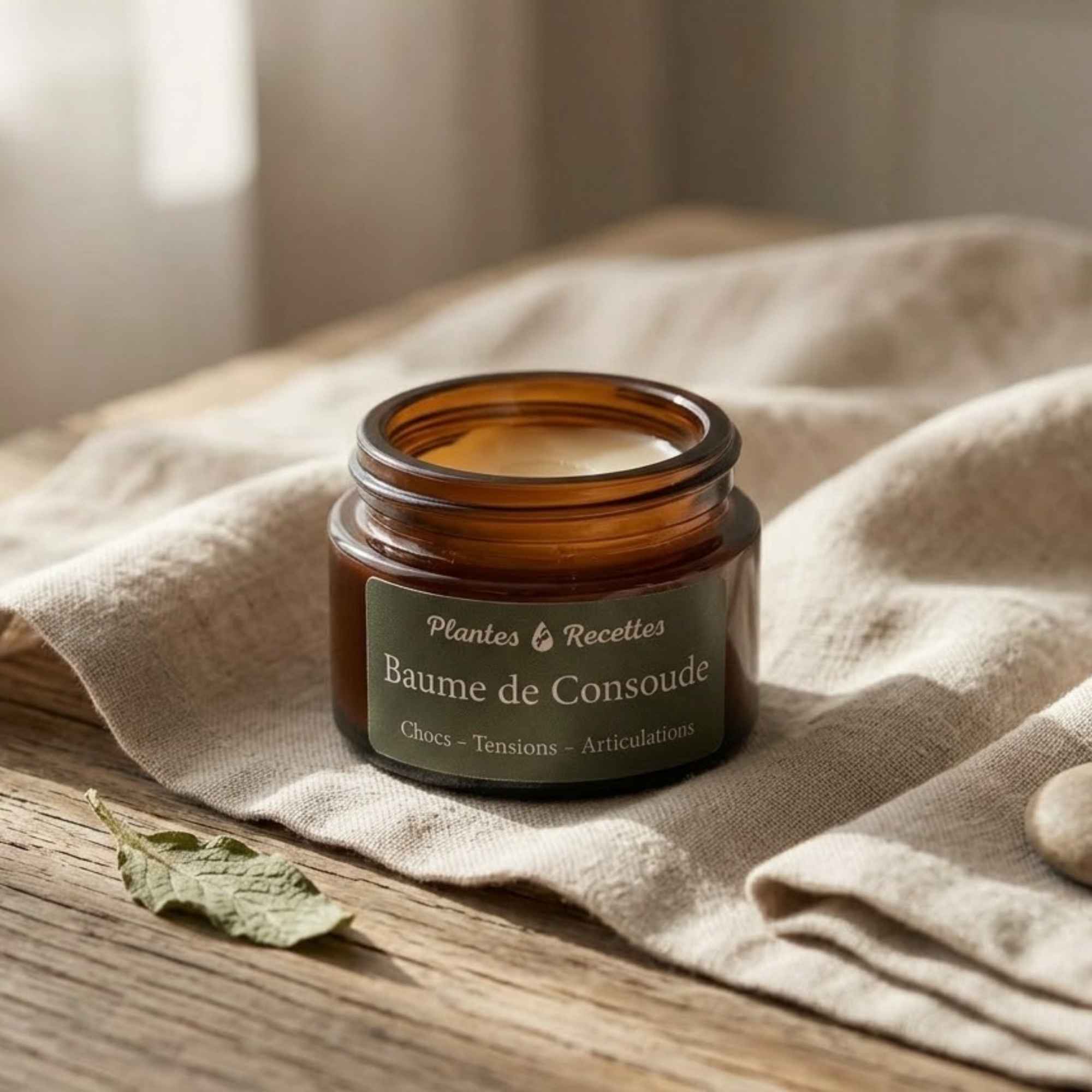Baume de consoude bio Plantes & Recettes pour le soin des zones sèches et fragilisées