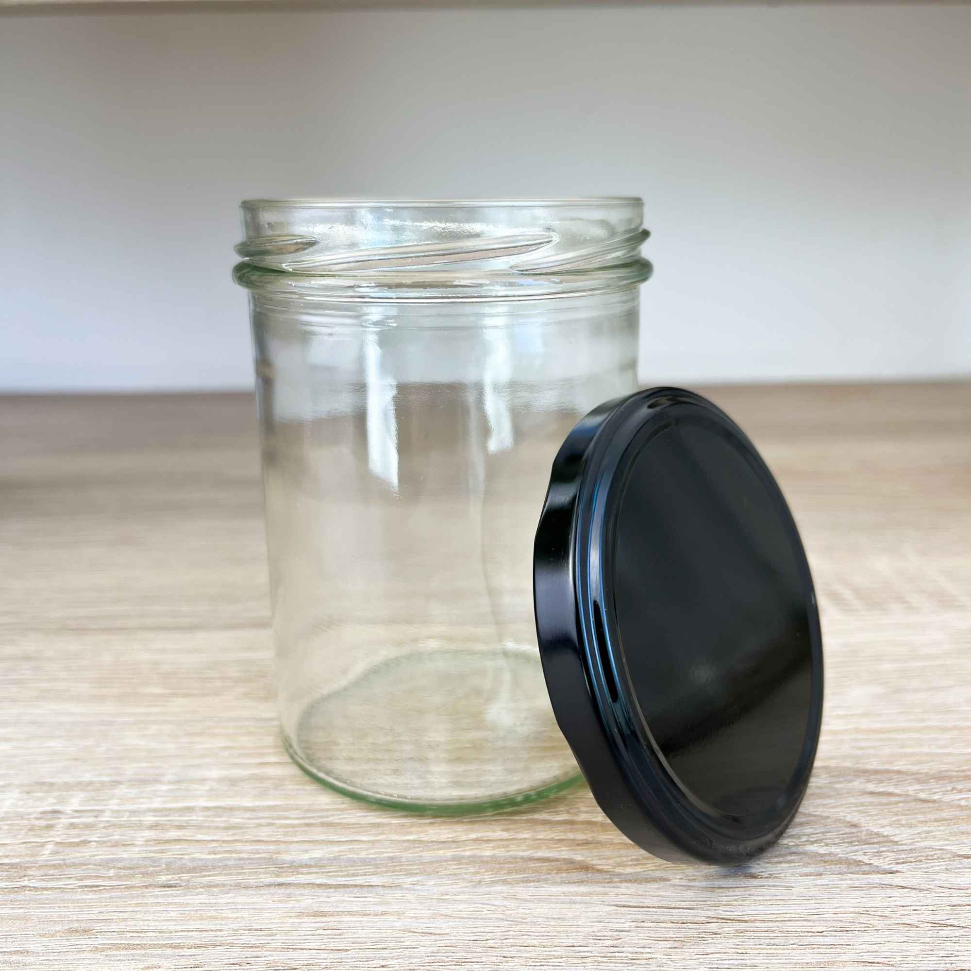 Bocal en verre 430 ml utilisé pour la fermentation maison de kéfir et boissons fermentées