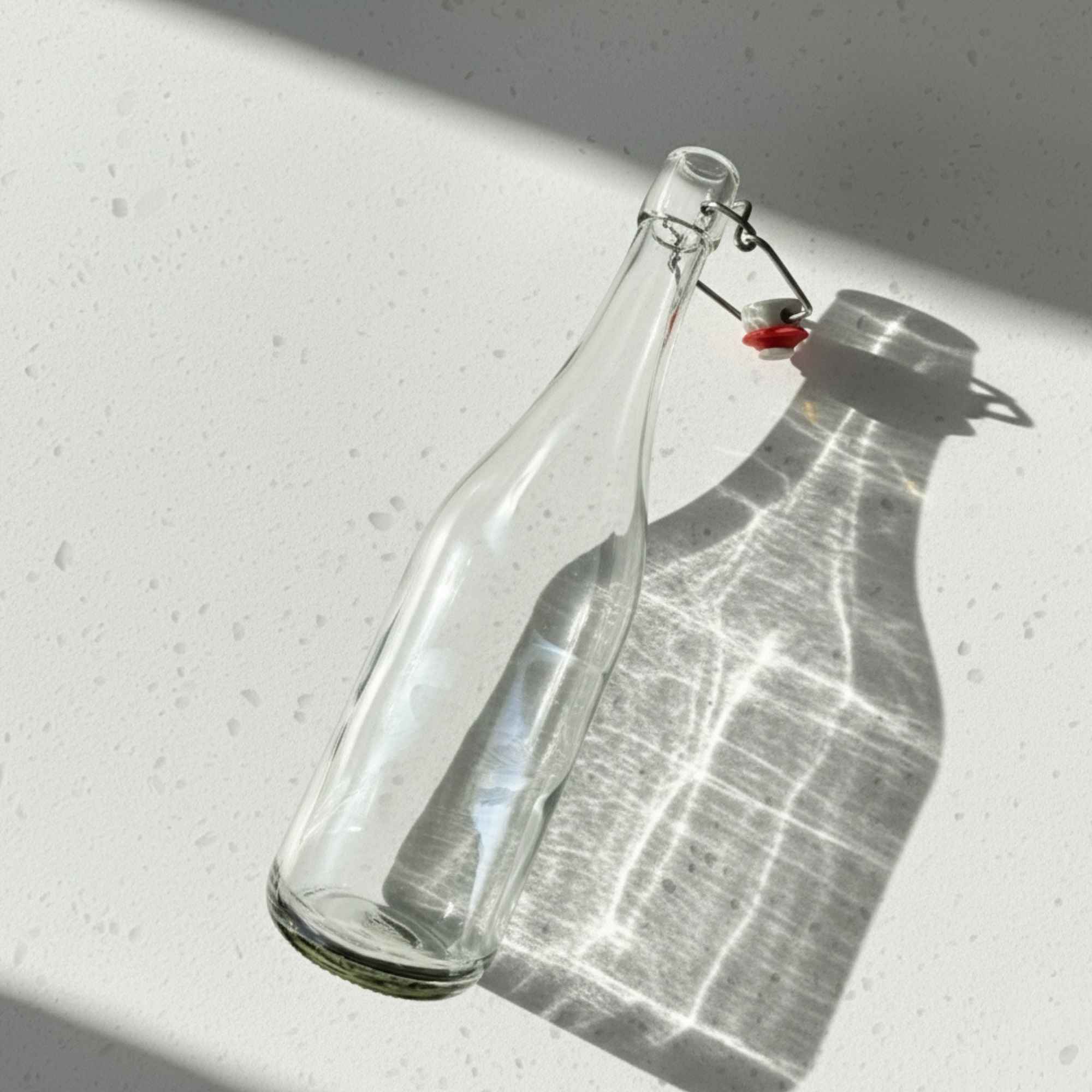 Bouteille Plantes & Recettes conçue pour le kéfir, le kombucha et les boissons fermentées.