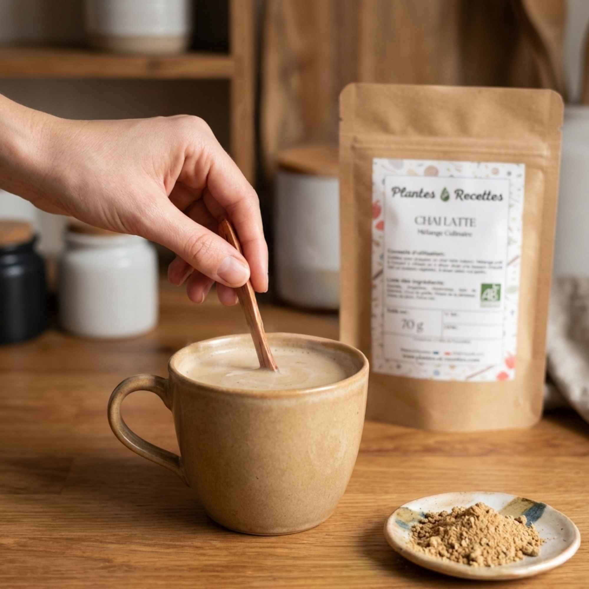 Mélange d’épices pour chai latte aux saveurs chaudes et épicées