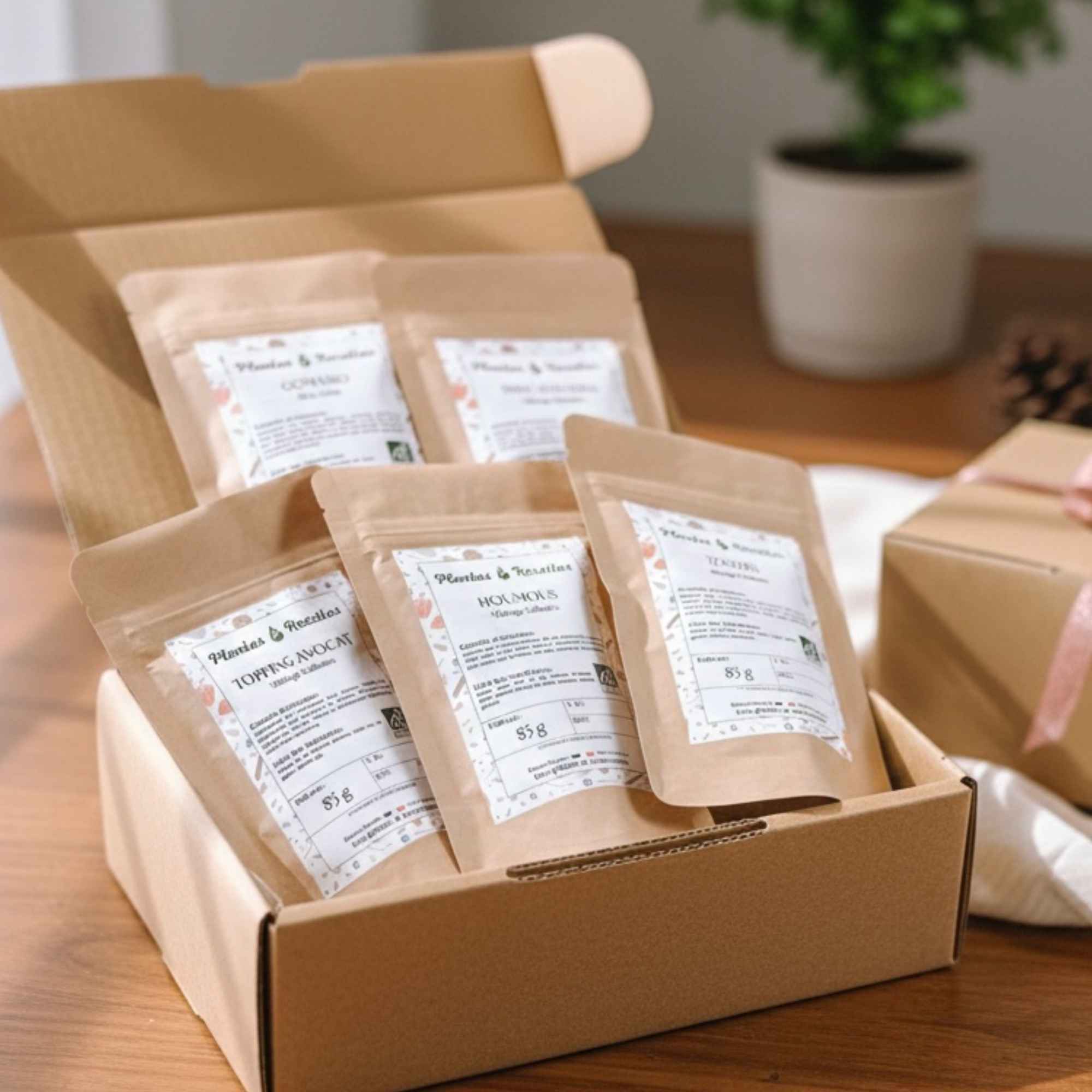 Coffret l’essentiel apéro avec sélection de produits naturels à partager