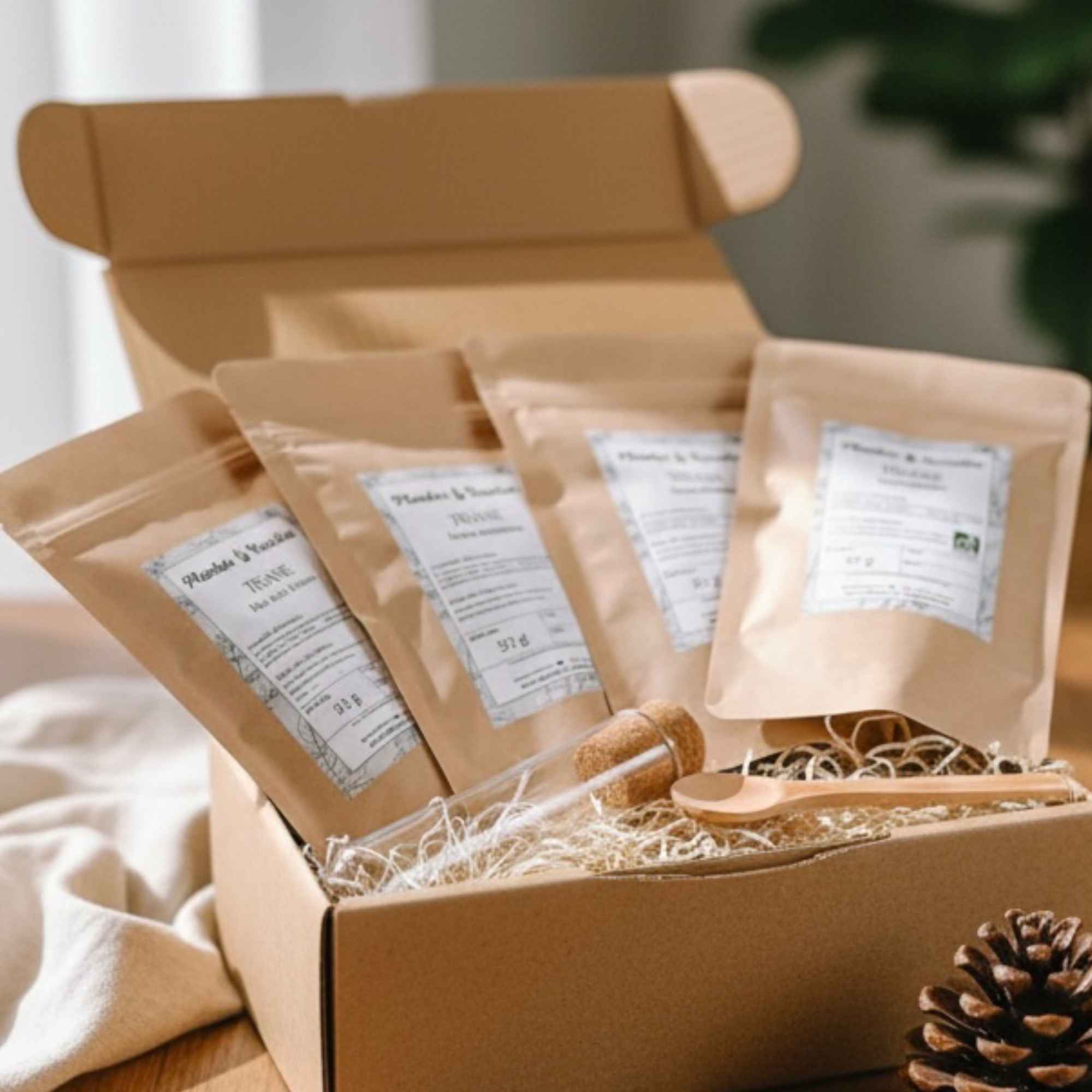 Coffret moments d’infusion pour savourer des tisanes et instants de pause au quotidien