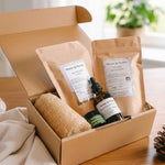 Coffret rituel beauté avec plantes et soins naturels pour prendre soin de soi