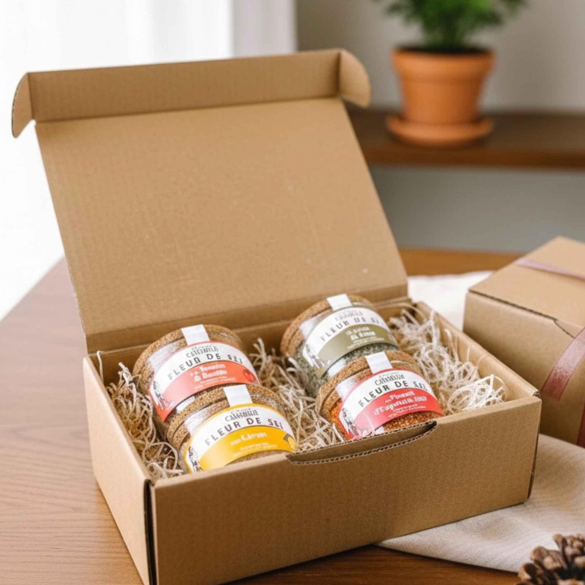 Coffret de sels aromatiques inspirés du travail du saunier pour sublimer les plats