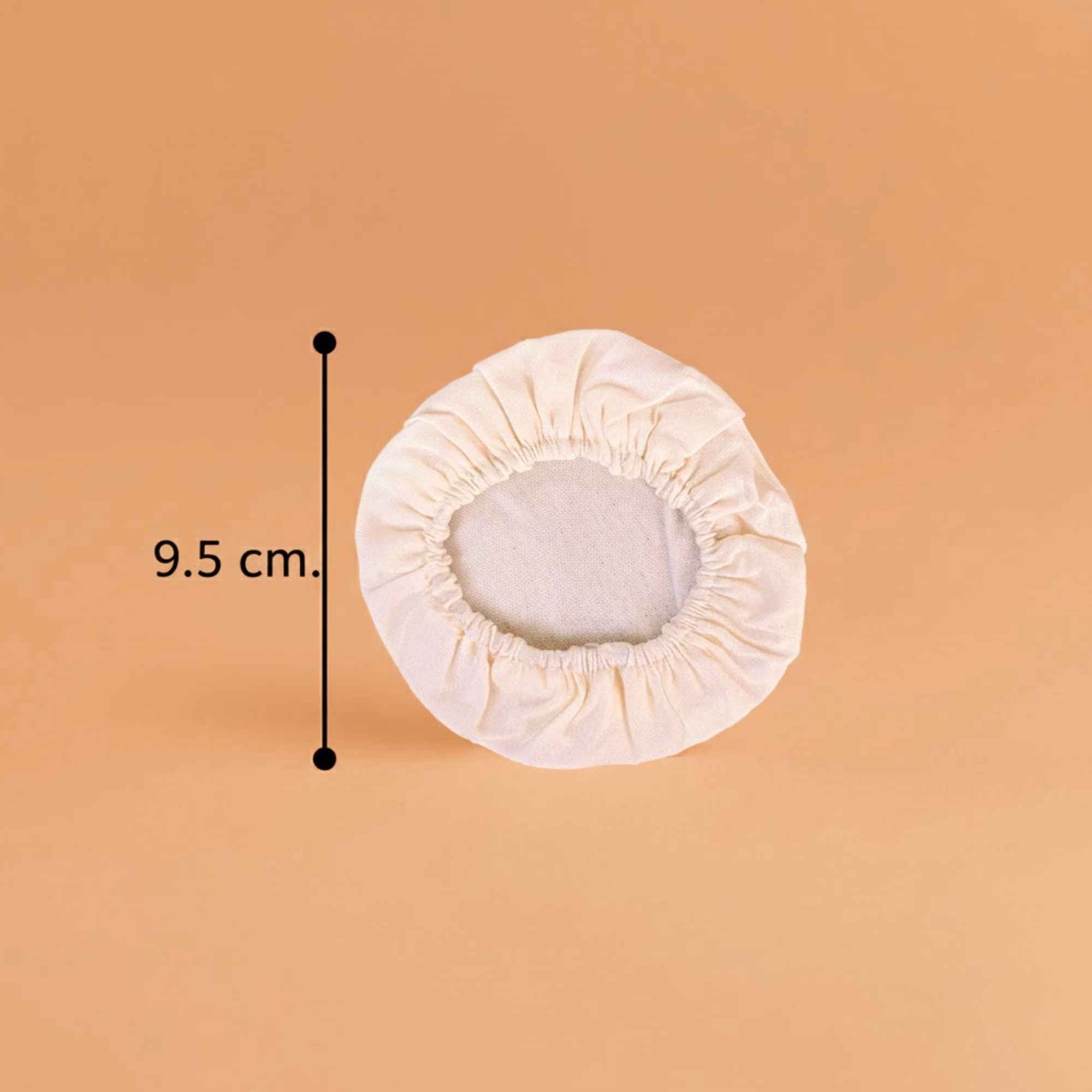 Couvre-pot en tissu pour bocal, diamètre adapté aux pots de 7 à 12 cm pour kéfir et boissons fermentées.