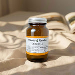 Gélules de curcuma et pipérine bio Plantes & Recettes, complément pour le confort des articulations et faciliter la digestion, qualité herboristerie, fabrication française, capsules végétales vegan en pilulier verre ambré, cure 1 mois.