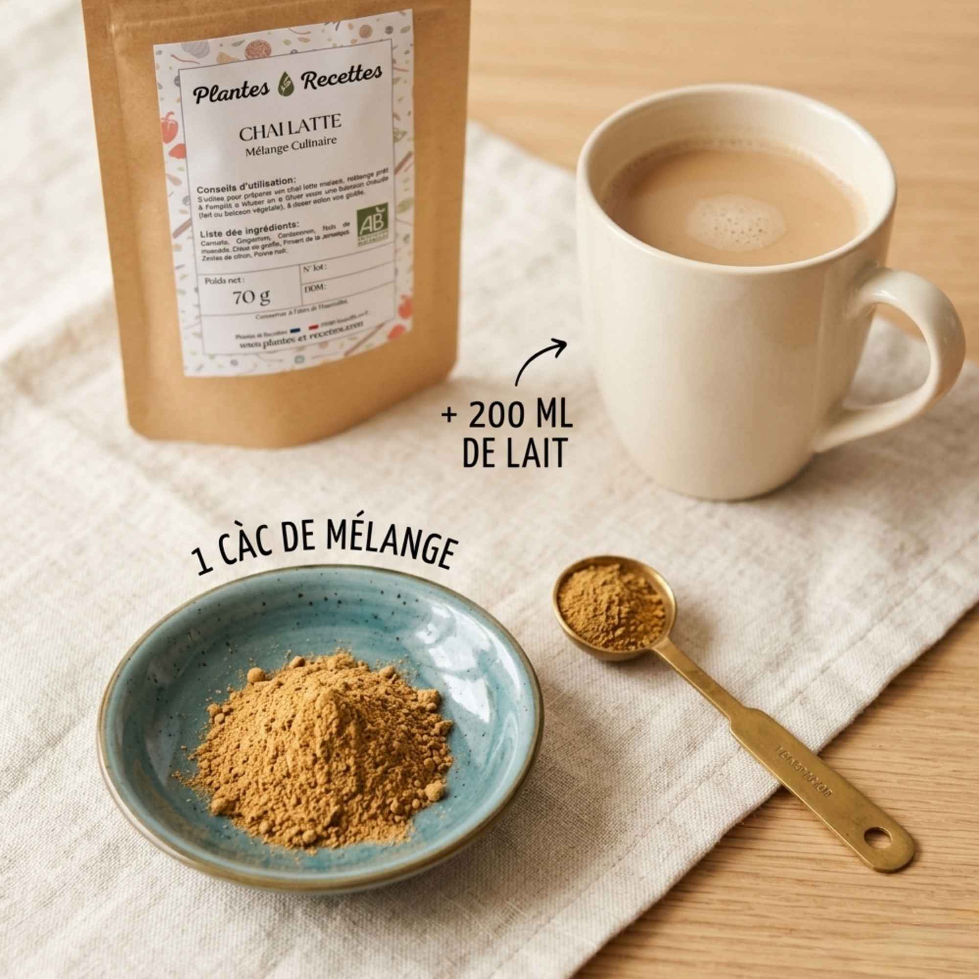 Épices pour chai latte maison facile à préparer avec des ingrédients naturels