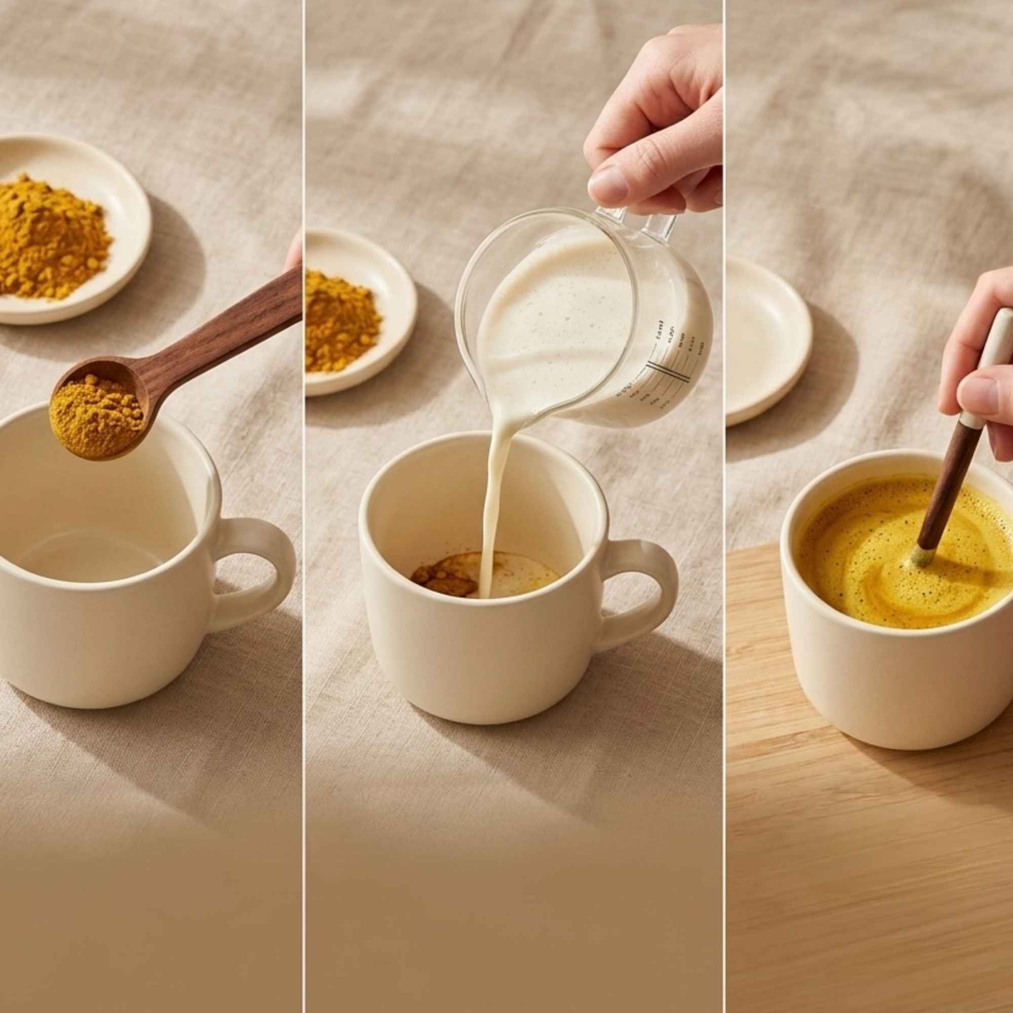 Épices pour latte au curcuma pour boissons chaudes et recettes maison