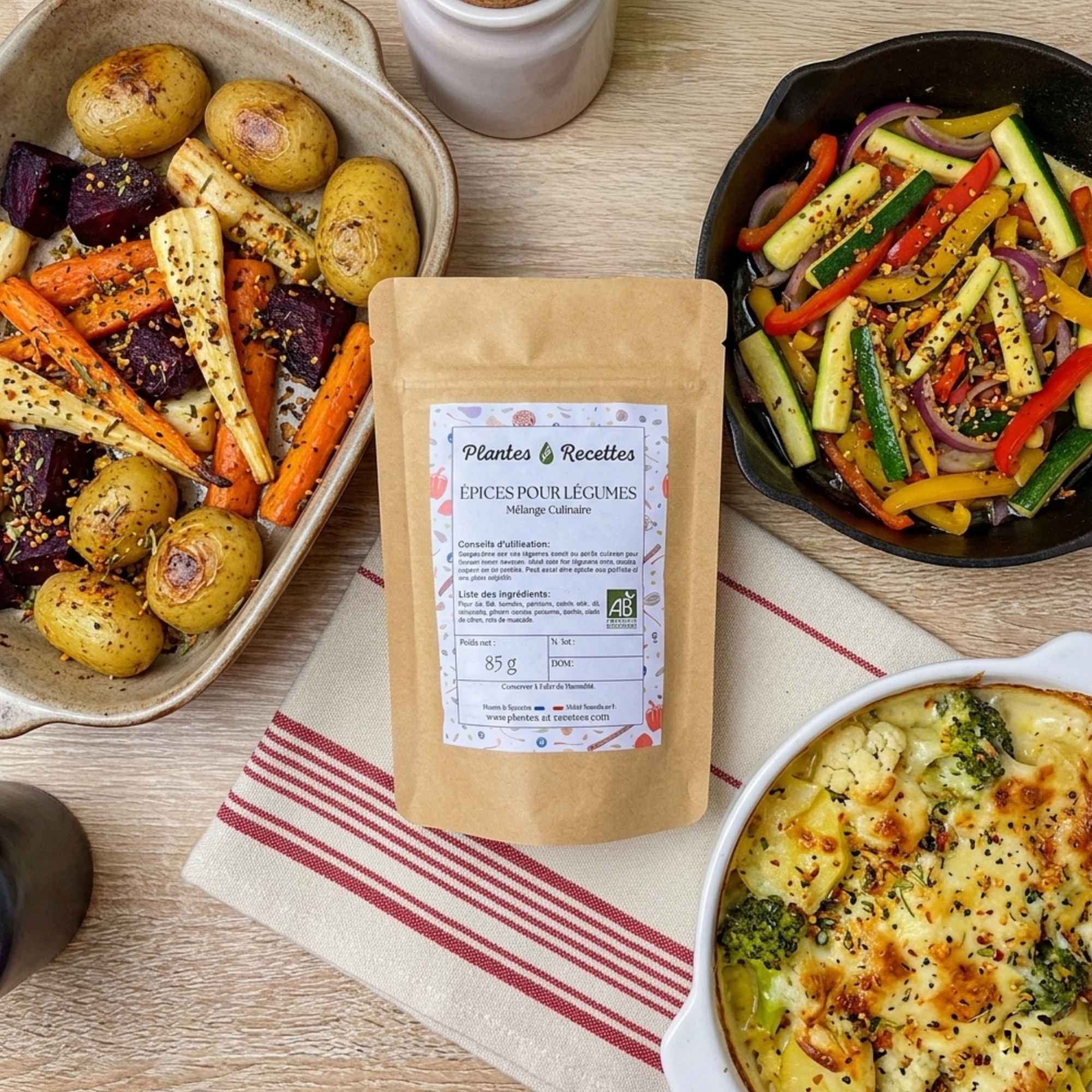 Épices pour légumes rôtis au four savoureux et faciles à préparer