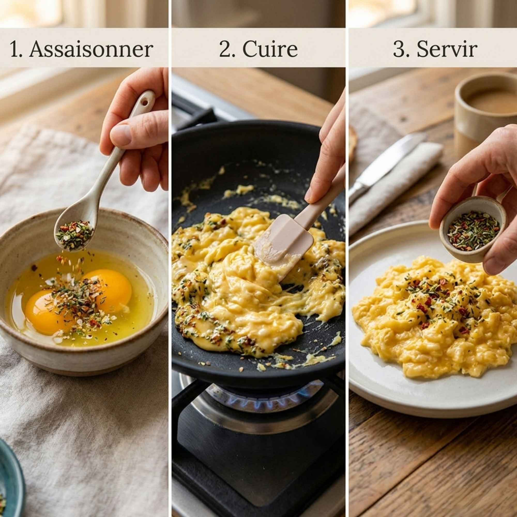 Épices pour œufs à la poêle et recettes du quotidien