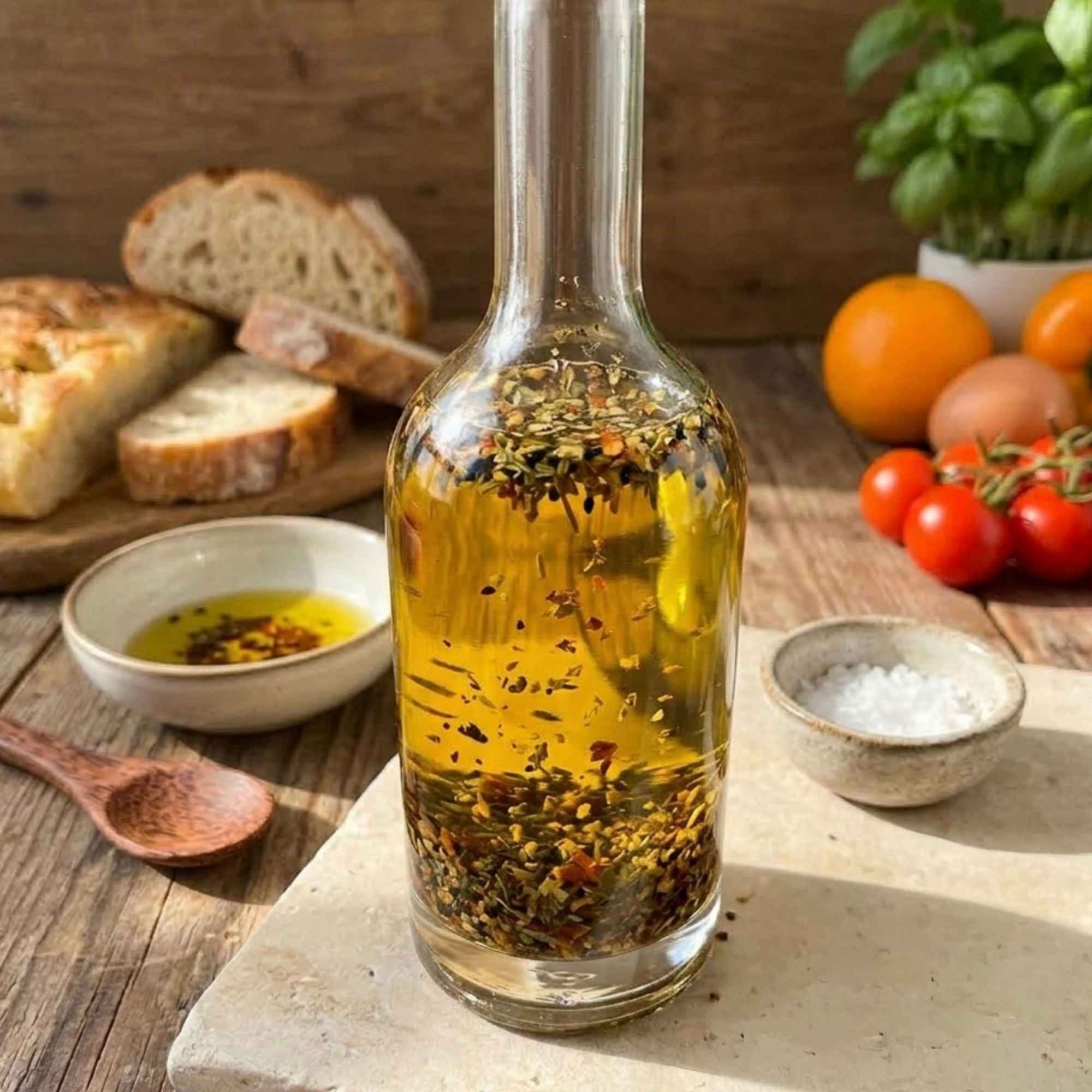 Épices pour salade d’été tomate mozzarella facile à préparer