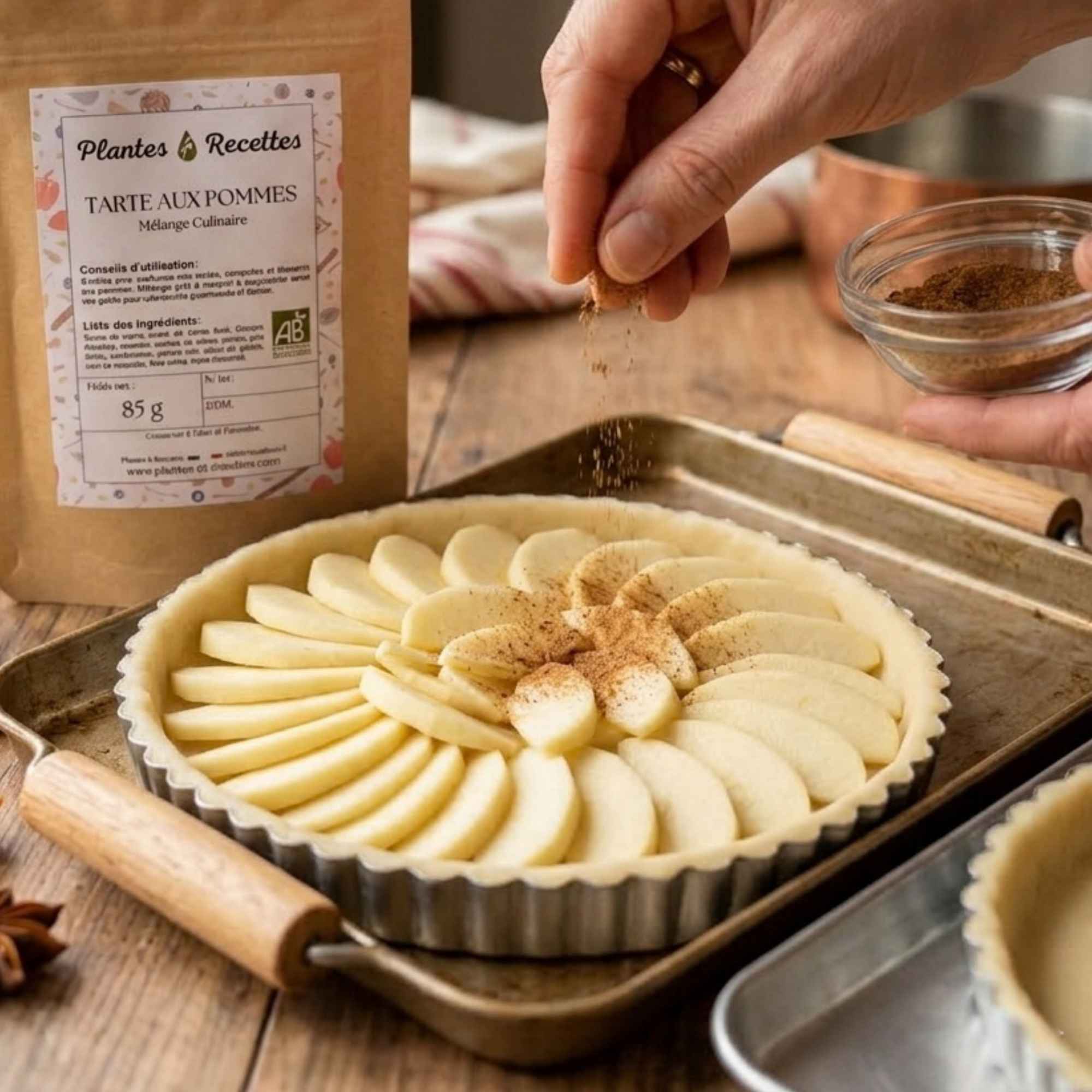 Épices pour tarte aux pommes et cuisine sucrée du quotidien