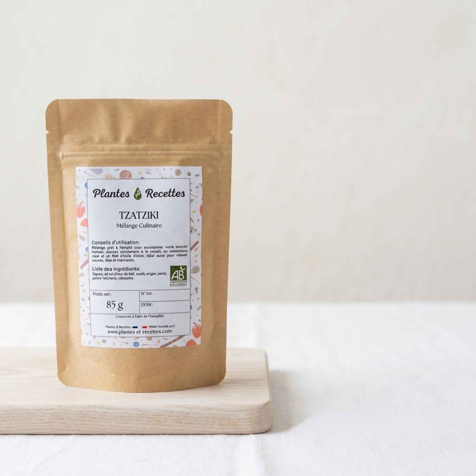 Épices naturelles pour tzatziki maison et sauces fraîches