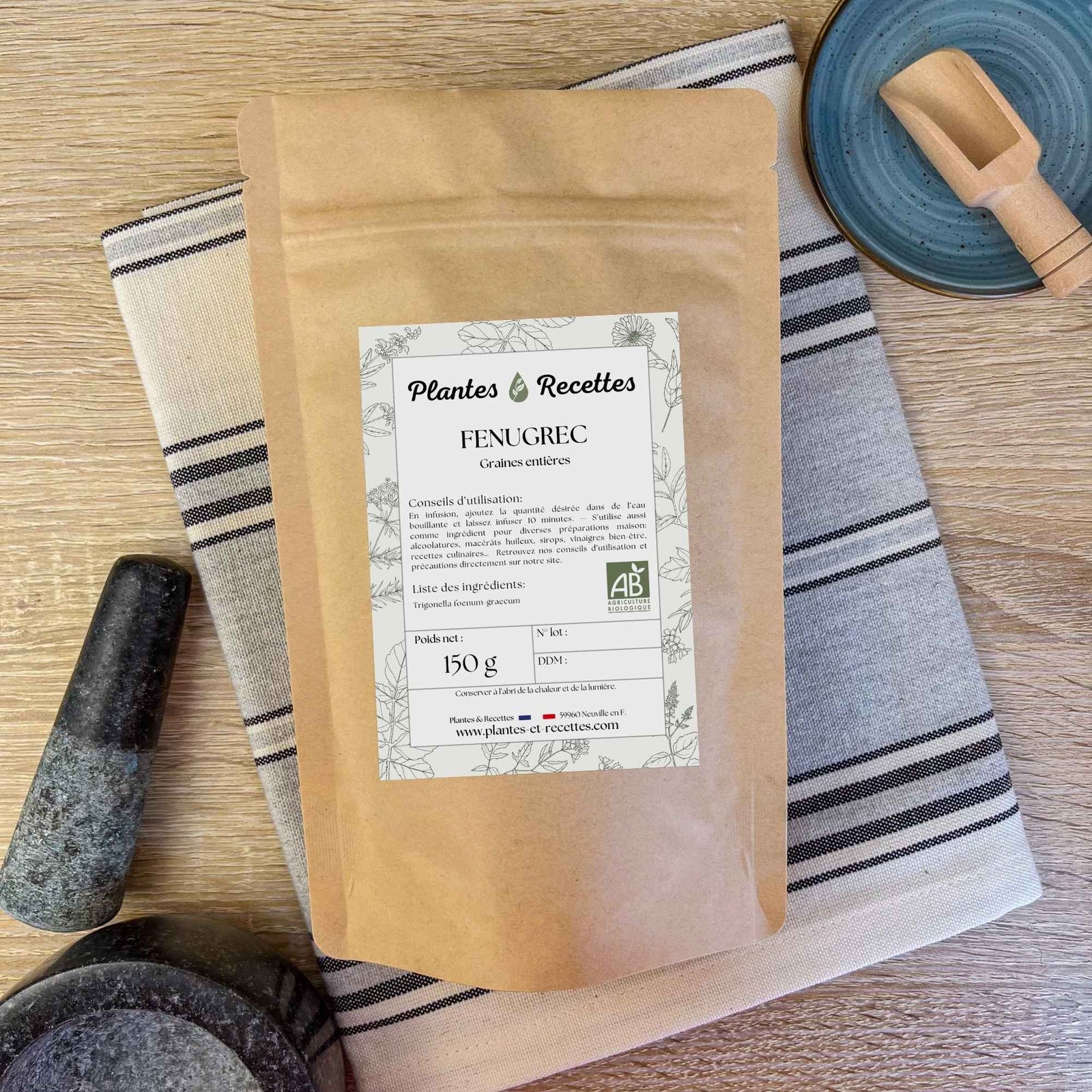 Graines de fenugrec pour infusion et usage herboriste – Plantes et Recettes