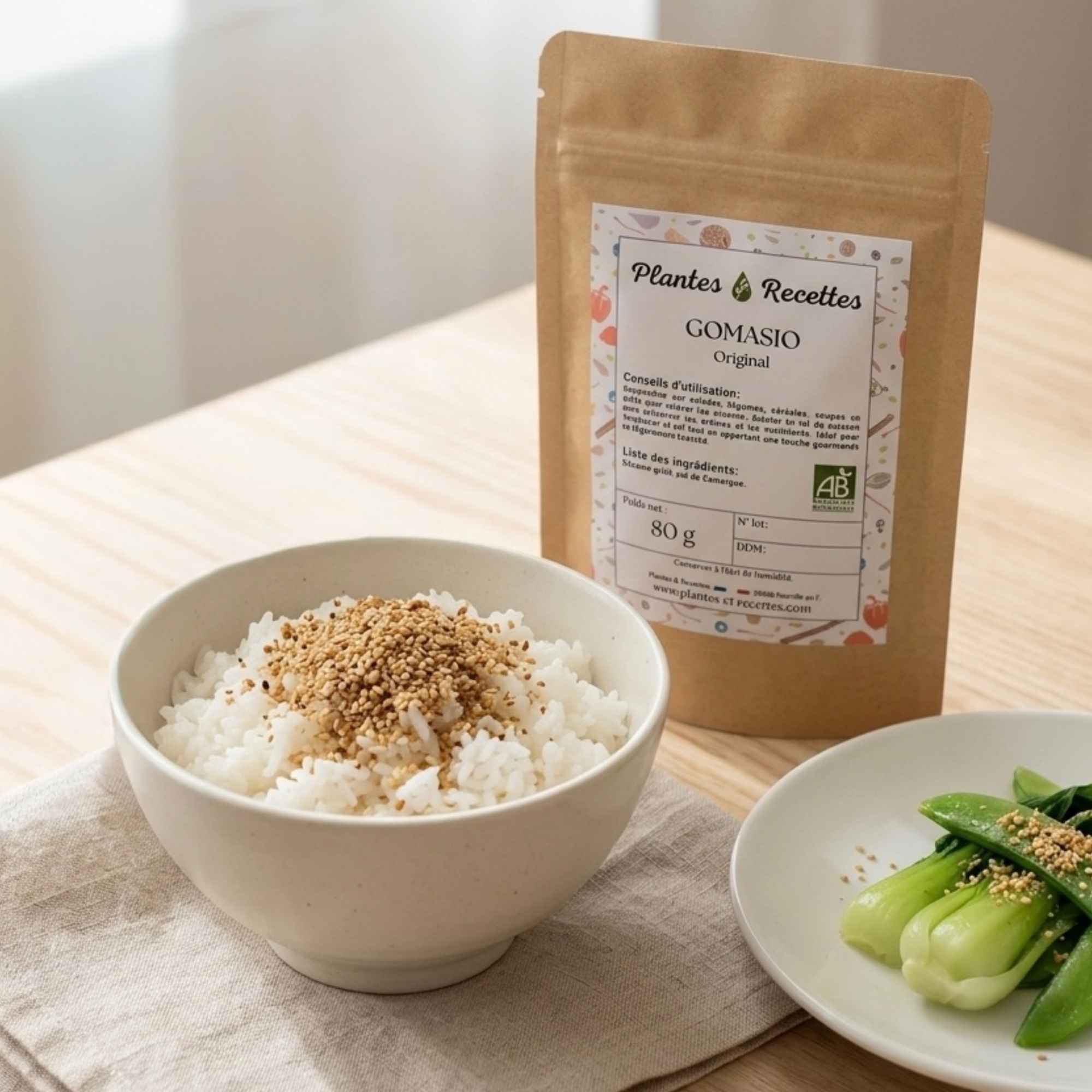 Gomasio naturel pour rehausser les saveurs en cuisine