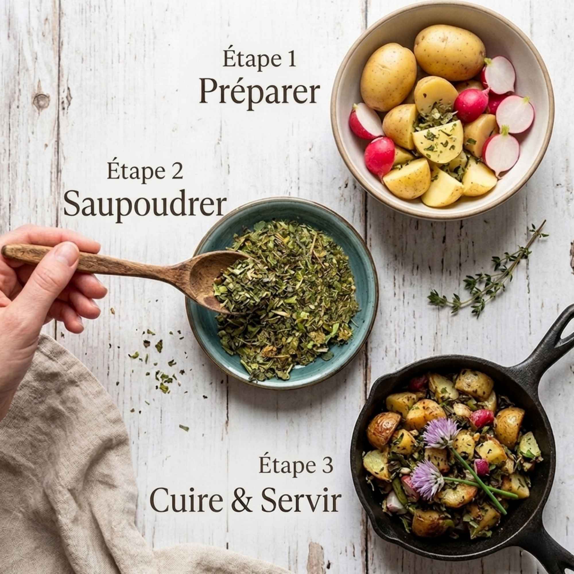Herbes de Normandie pour assaisonnement maison naturel