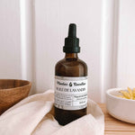 Macérat huileux de lavandin bio Plantes & Recettes, fabrication française, qualité herboristerie, agriculture biologique, flacon compte-goutte en verre 100 ml.
