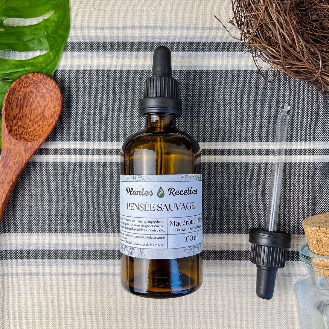Huile de Pensée Sauvage BIO - Macérât huileux purifiant et apaisant