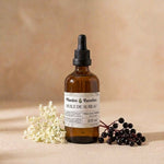 Huile de Sureau BIO Plantes & Recettes, macérât huileux artisanal traditionnellement apprécié pour accompagner les soins des peaux fragiles.