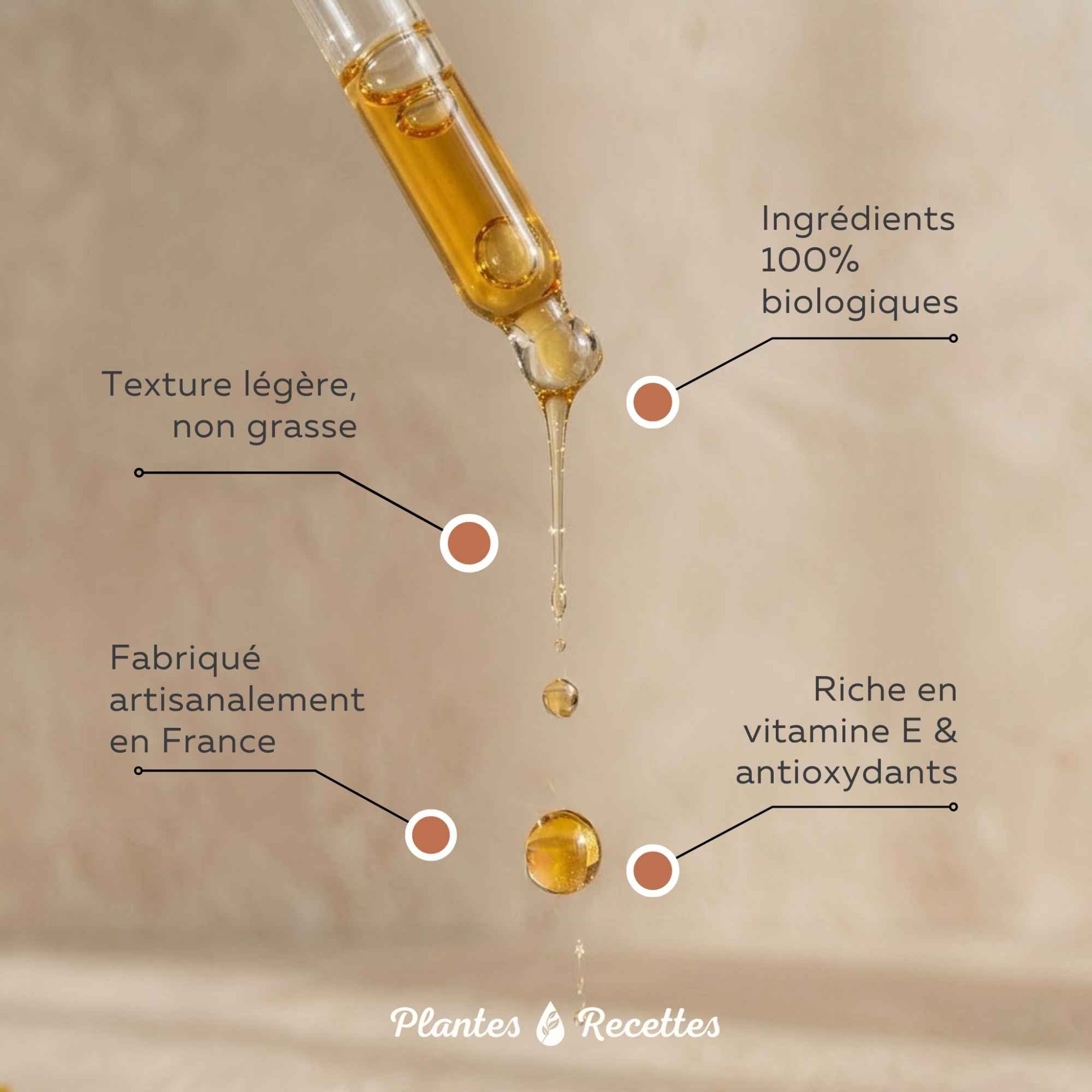 Huile visage Éclat & Vitalité, soin naturel pour raviver les teints ternes et redonner de la luminosité
