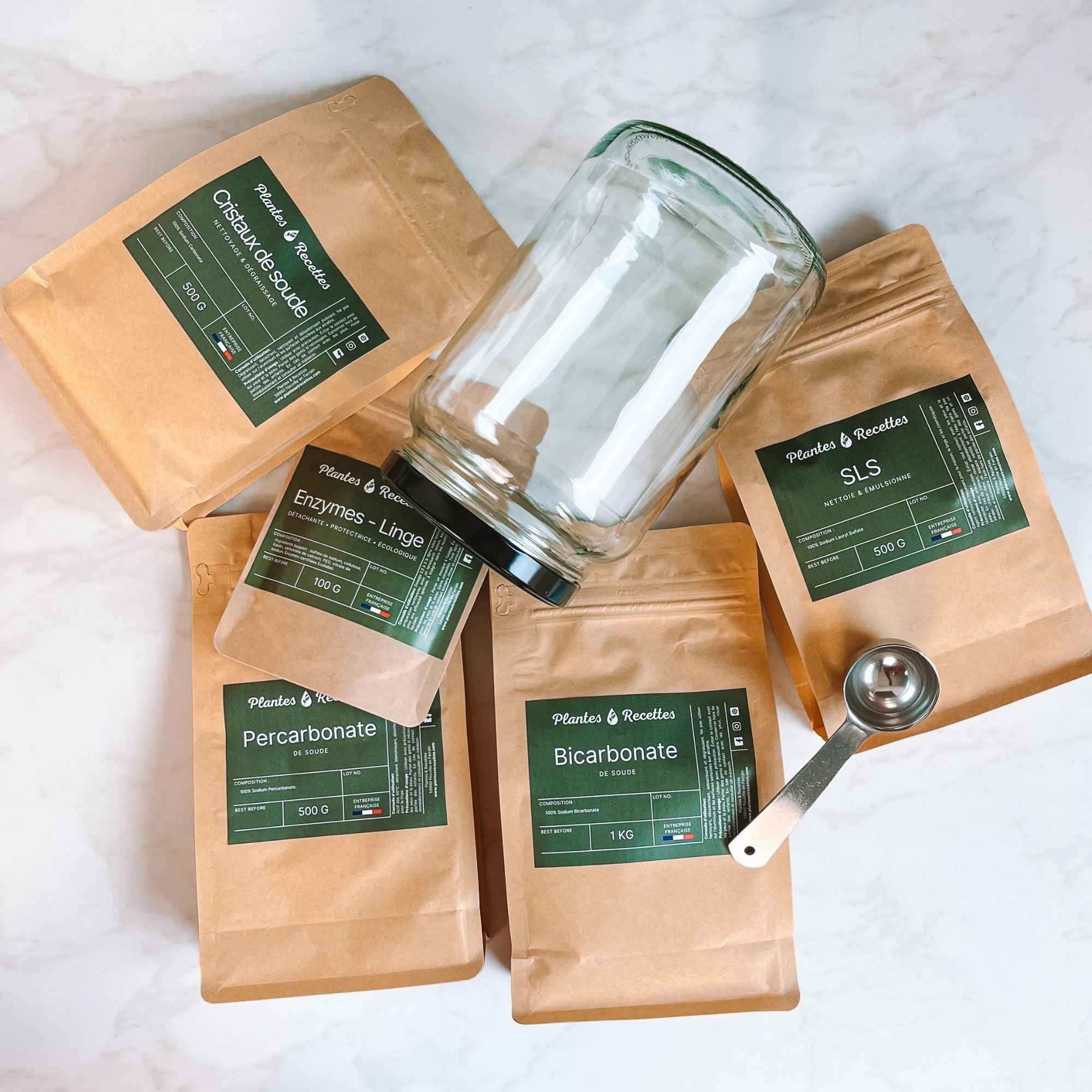Coffret recette : Lessive en poudre naturelle prête à l’emploi – Plantes et Recettes