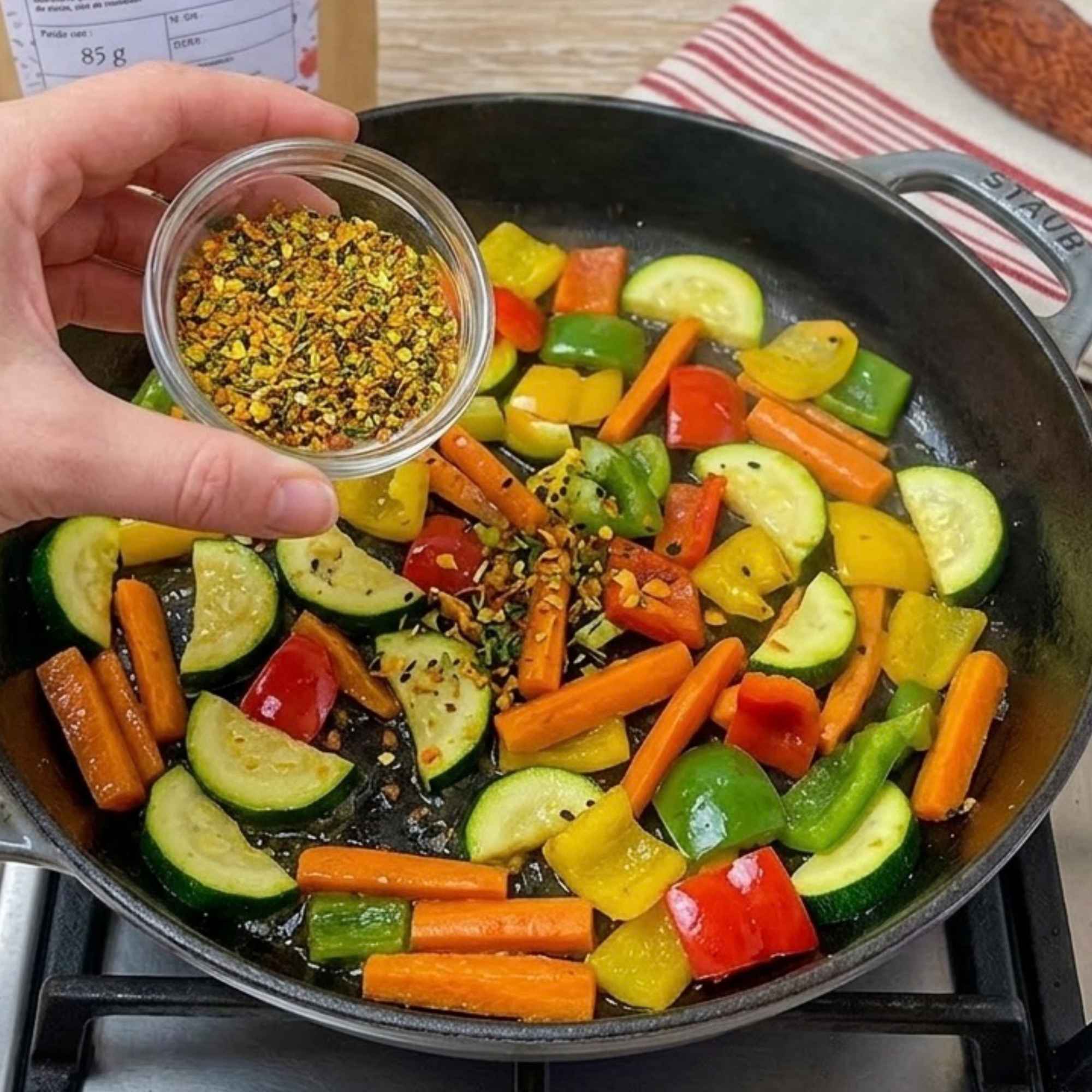 Mélange d’épices pour légumes au four croustillants et parfumés