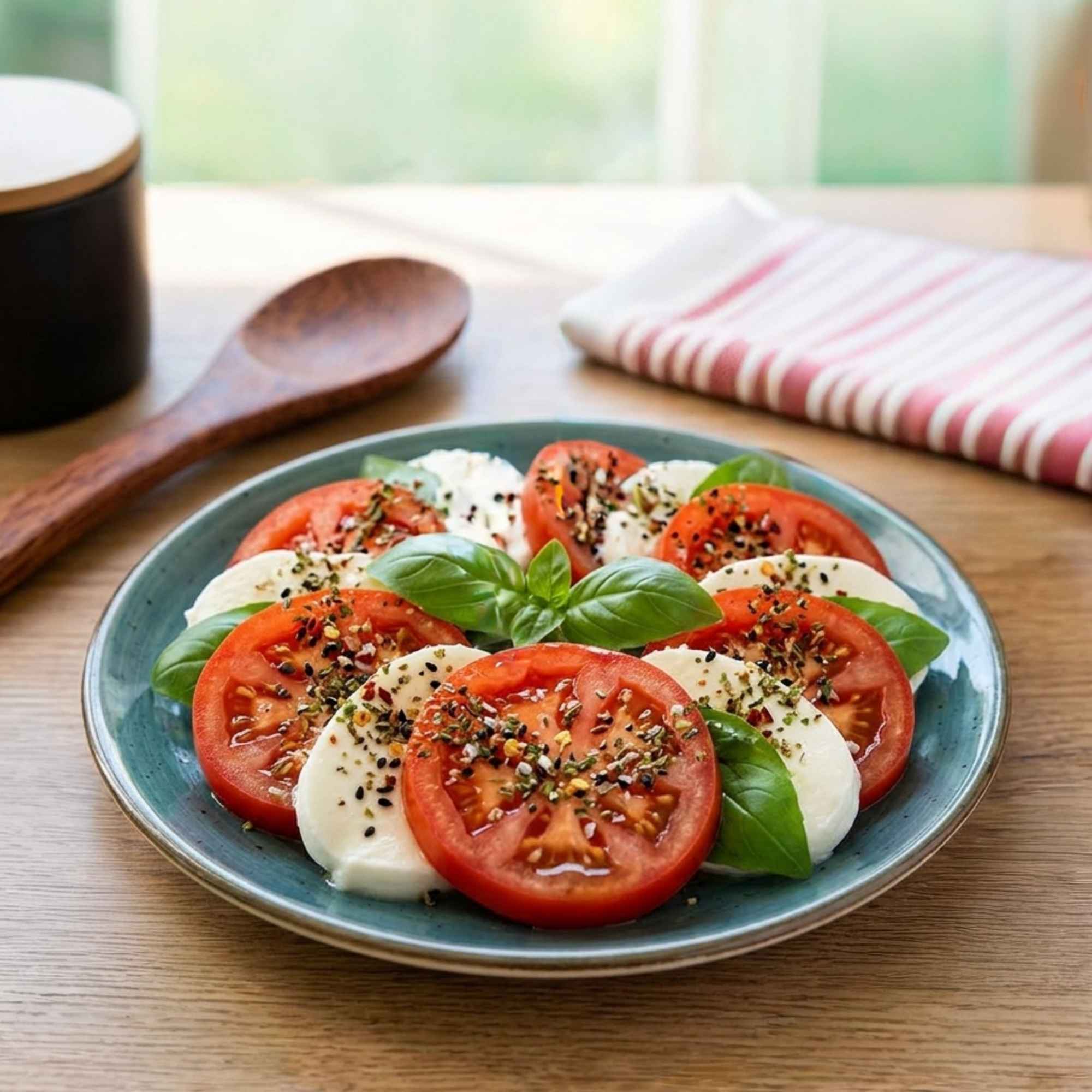 Mélange d’épices pour tomate mozzarella aux herbes aromatiques