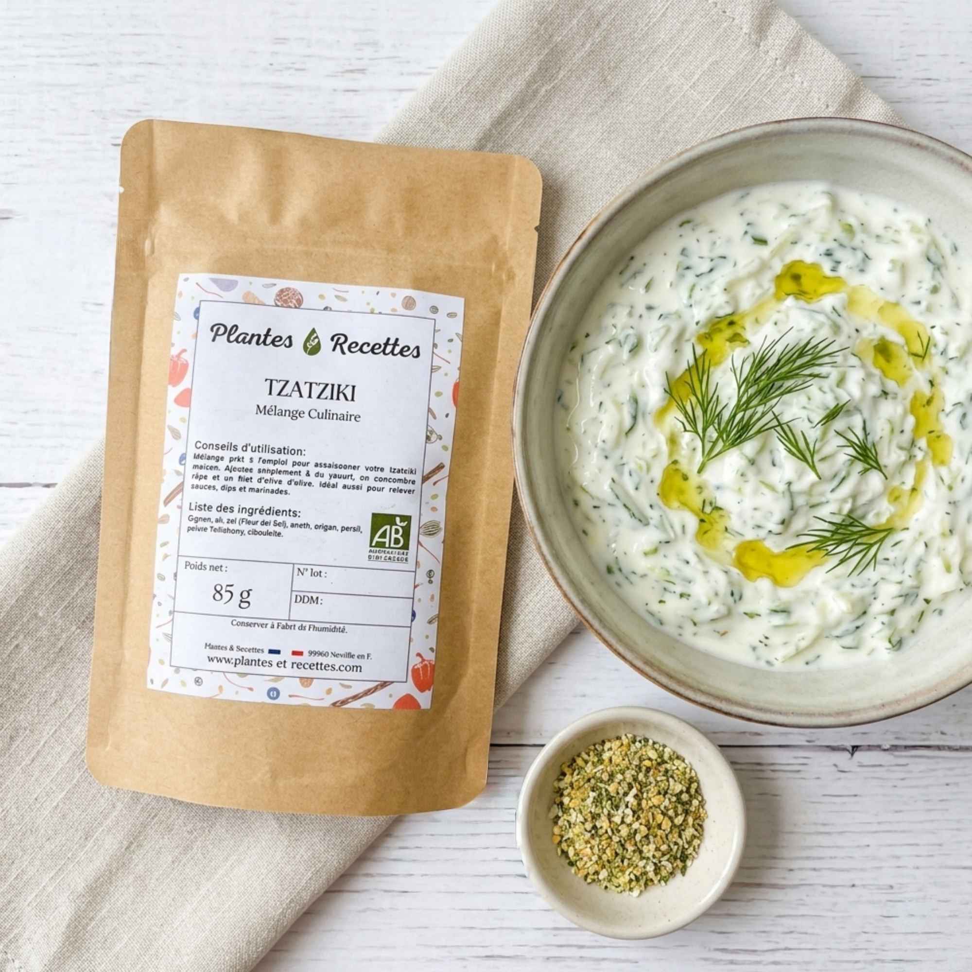 Mélange d’épices pour tzatziki maison facile à préparer
