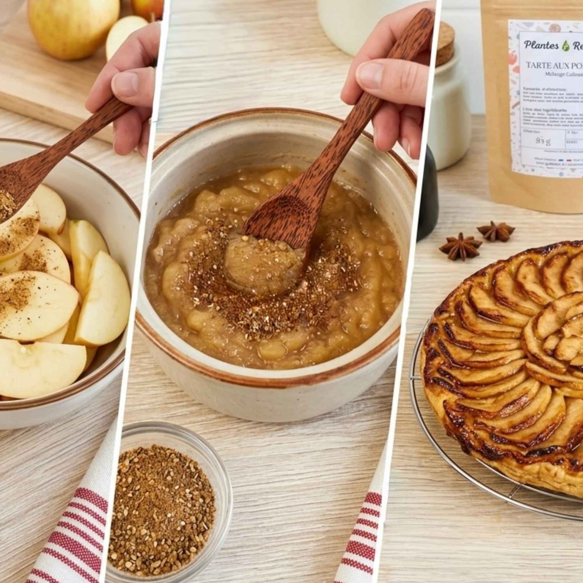 Mélange pour pâtisserie maison aux pommes et saveurs épicées