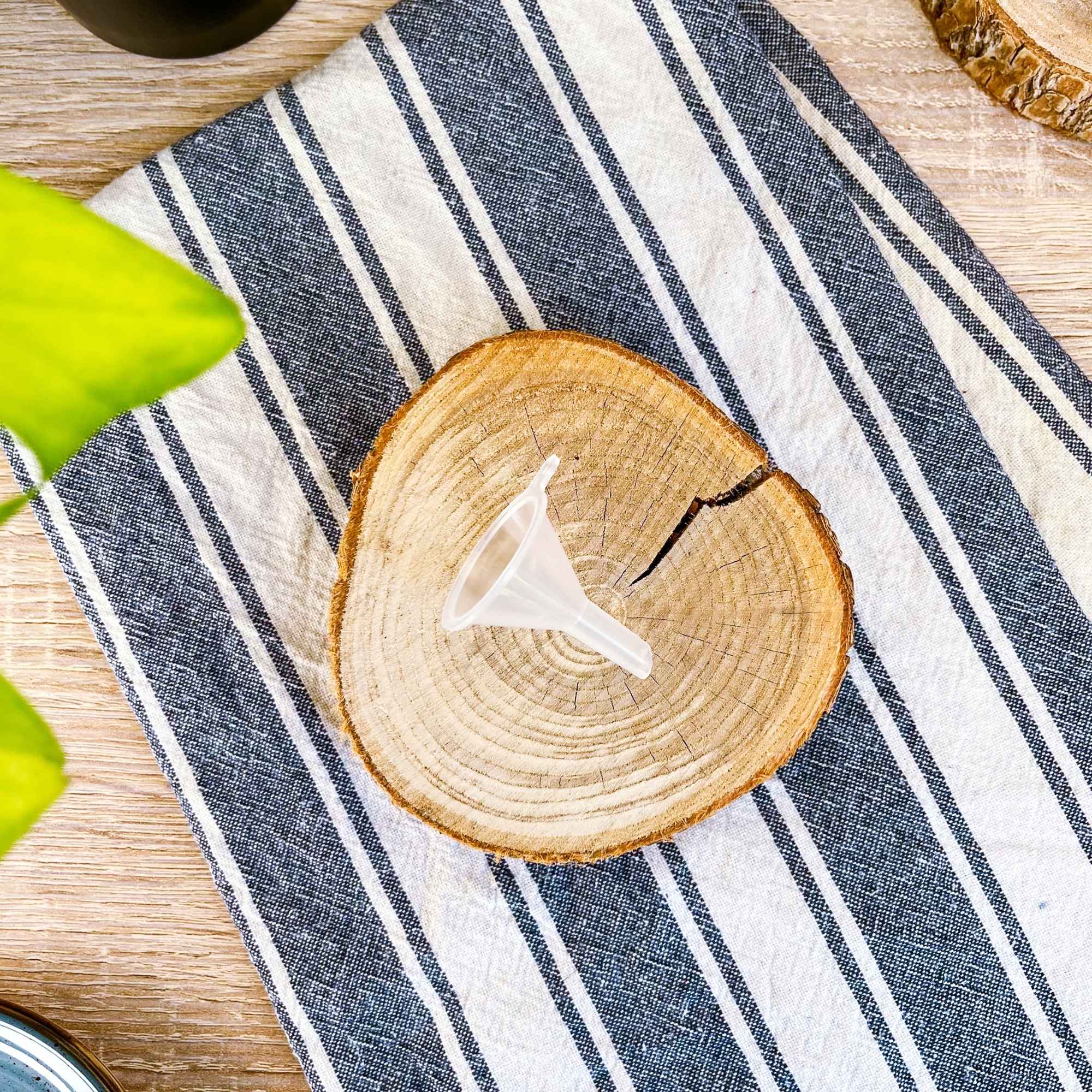 Mini entonnoir en inox pour créations DIY, idéal pour l’herboristerie, la cosmétique maison et les préparations liquides.