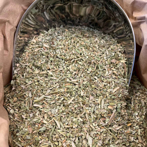 Photo de olivier  feuilles bio séchée vendue par Plantes & Recettes, spécialisée en plantes médicinales de qualité.