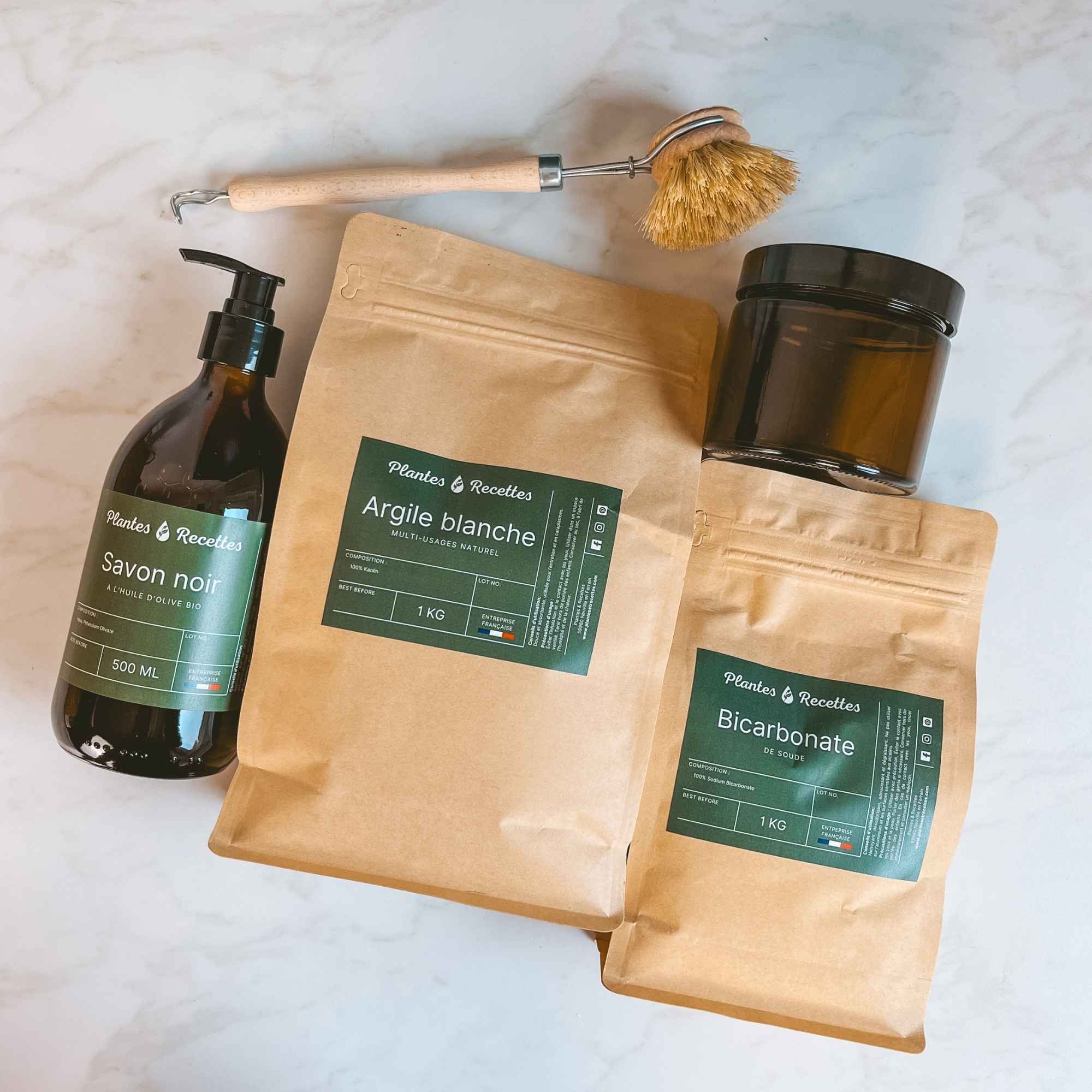 Pierre nettoyante naturelle maison dans pot en verre – Plantes et Recettes